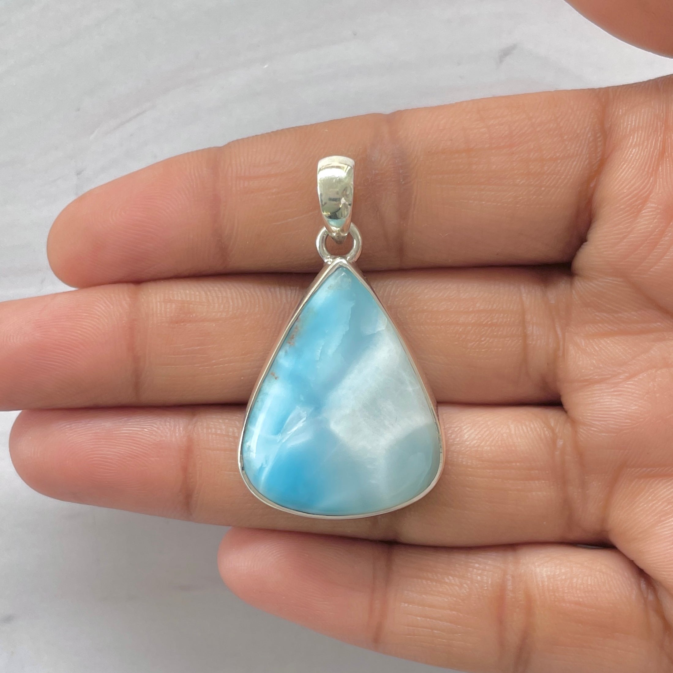 Larimar Pendant-(LAR-1-439)