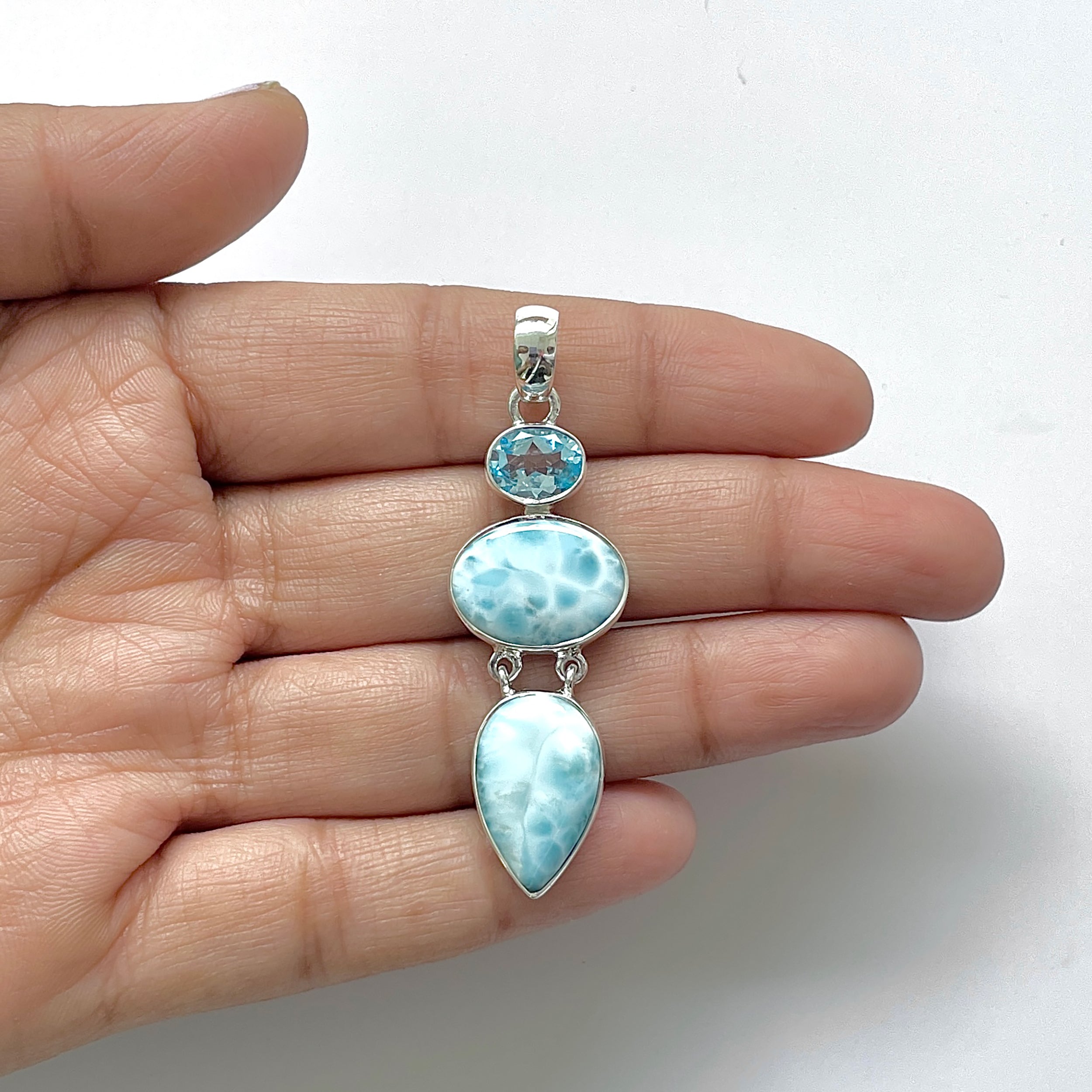 Larimar Pendant-(LAR-1-44)