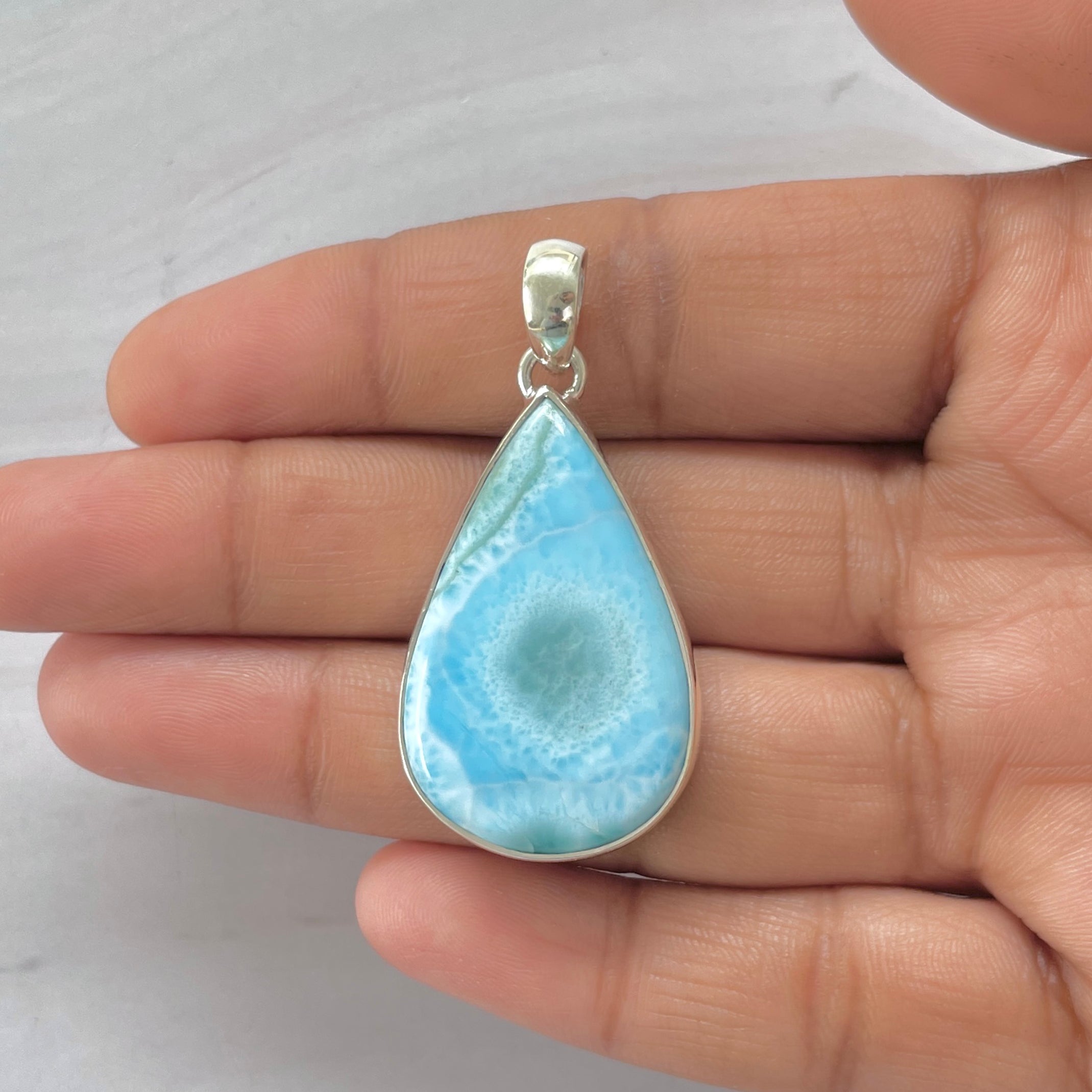 Larimar Pendant-(LAR-1-440)