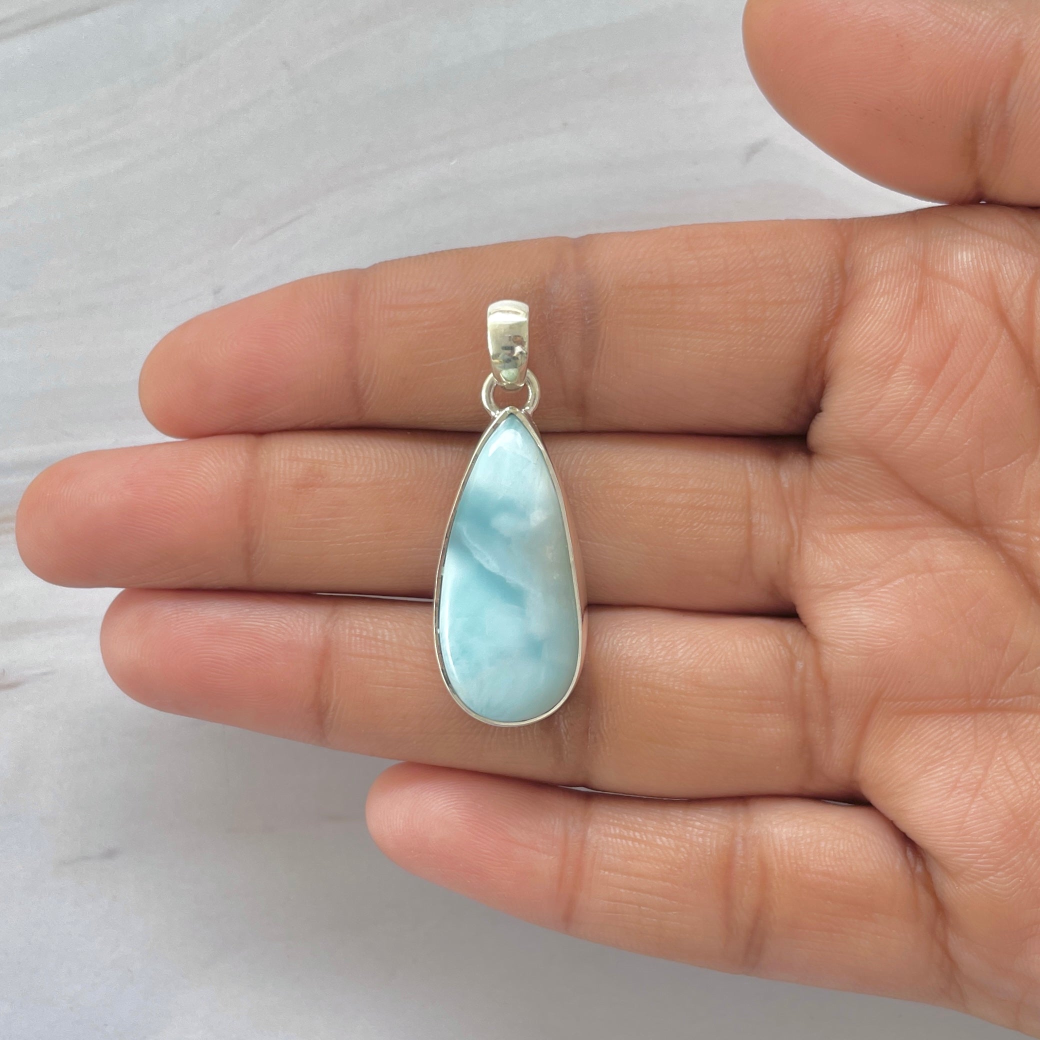 Larimar Pendant-(LAR-1-441)