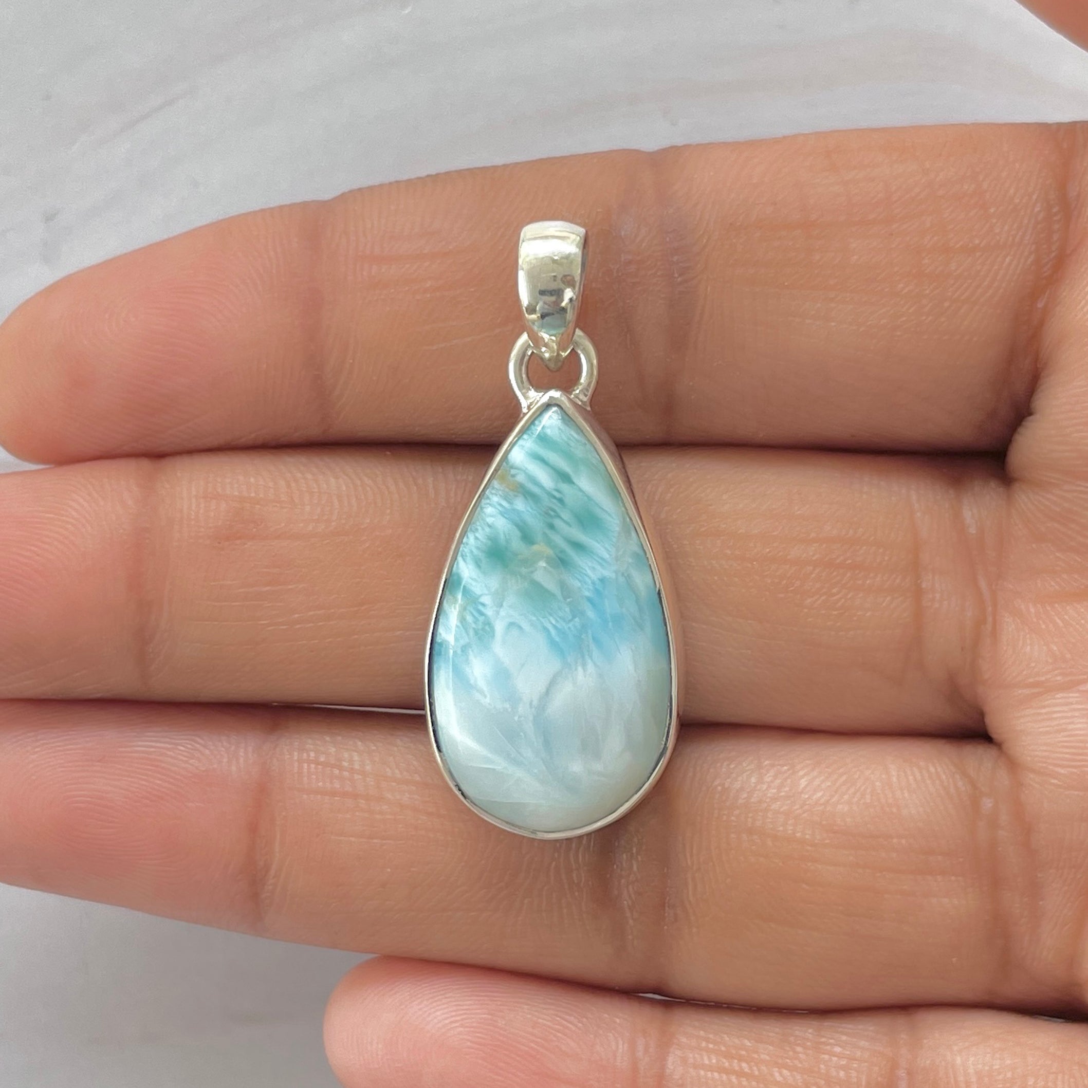 Larimar Pendant-(LAR-1-443)