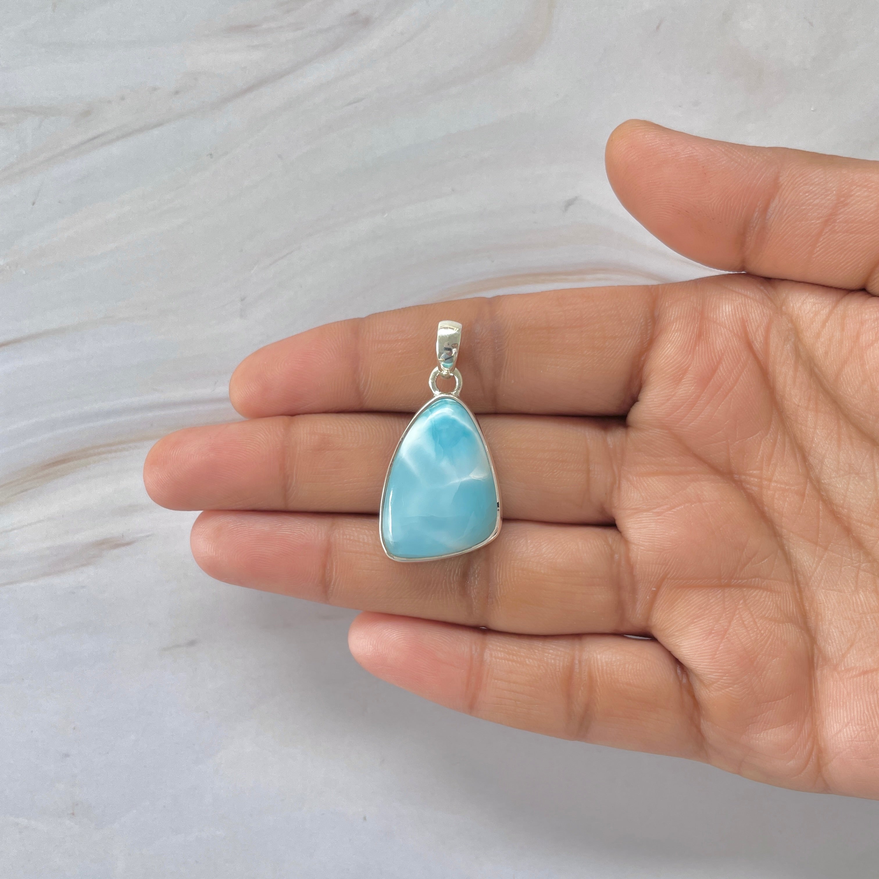 Larimar Pendant-(LAR-1-448)