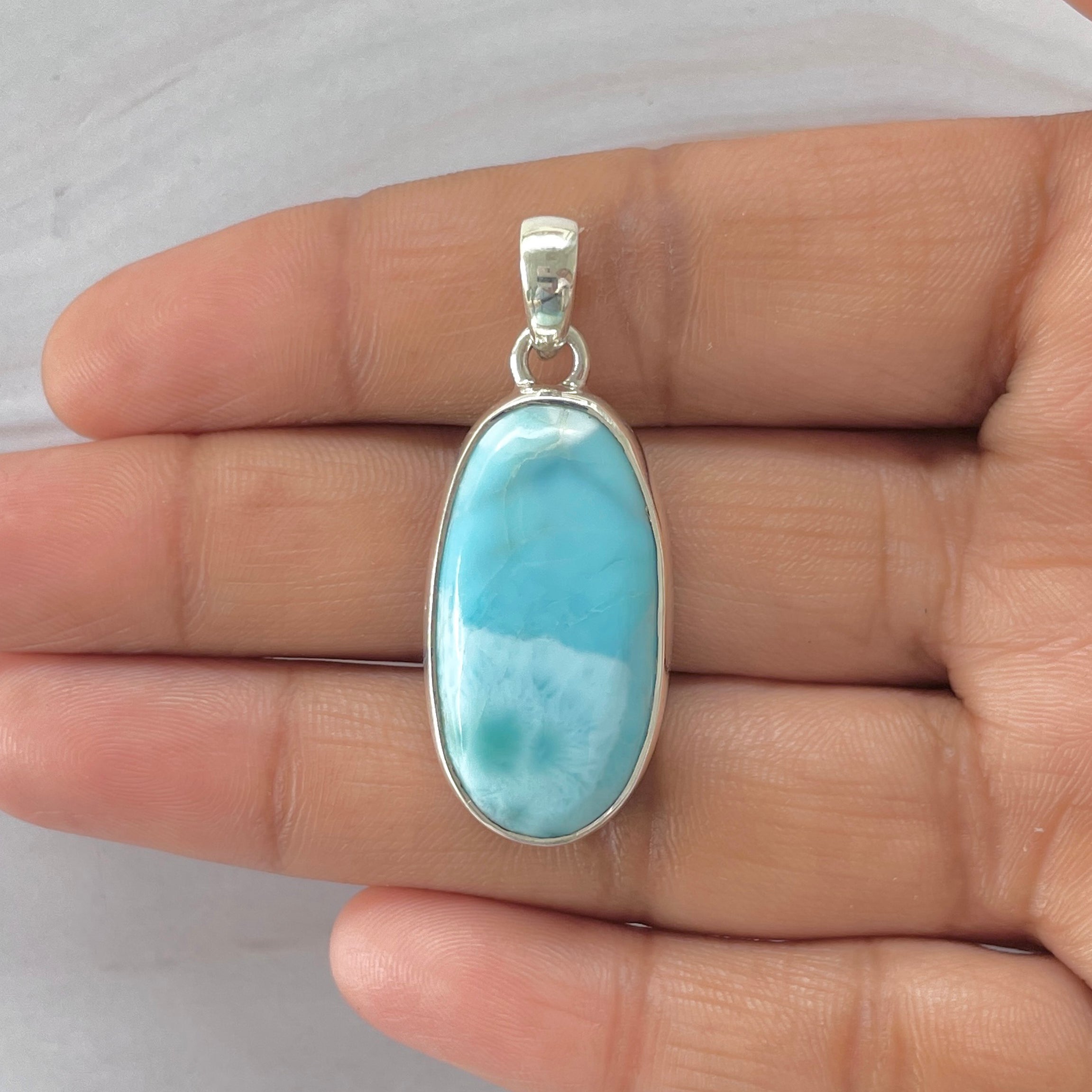 Larimar Pendant-(LAR-1-451)