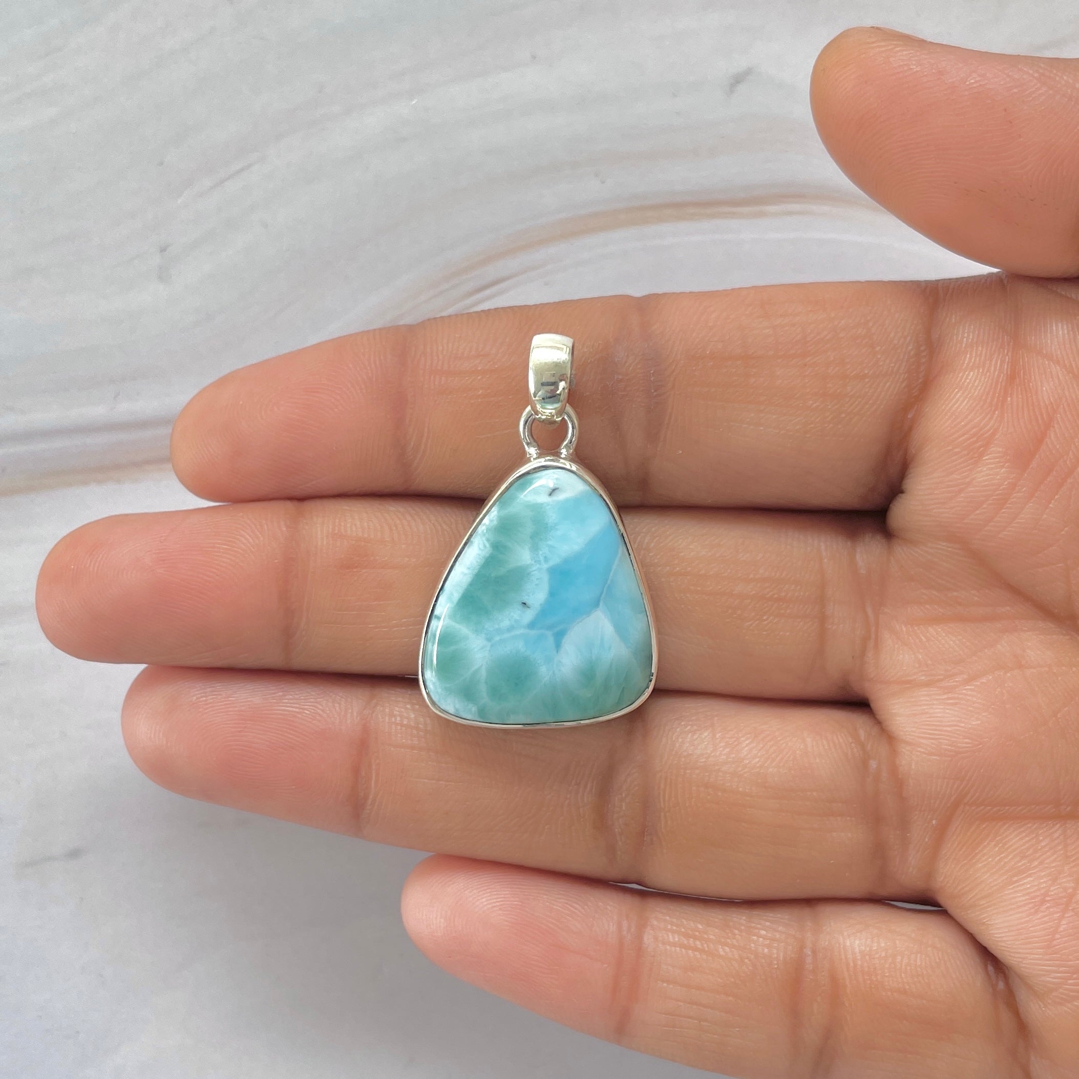 Larimar Pendant-(LAR-1-452)