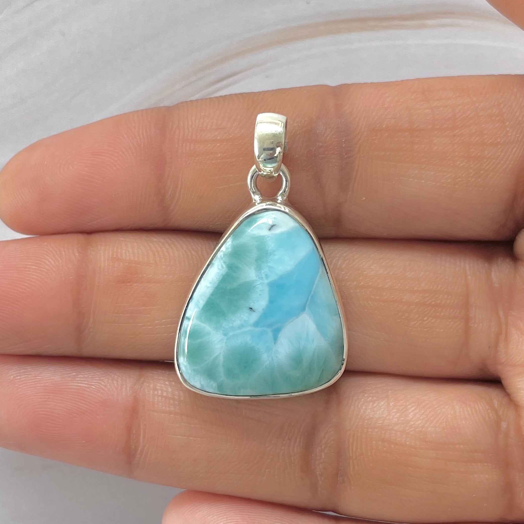 Larimar Pendant-(LAR-1-452)