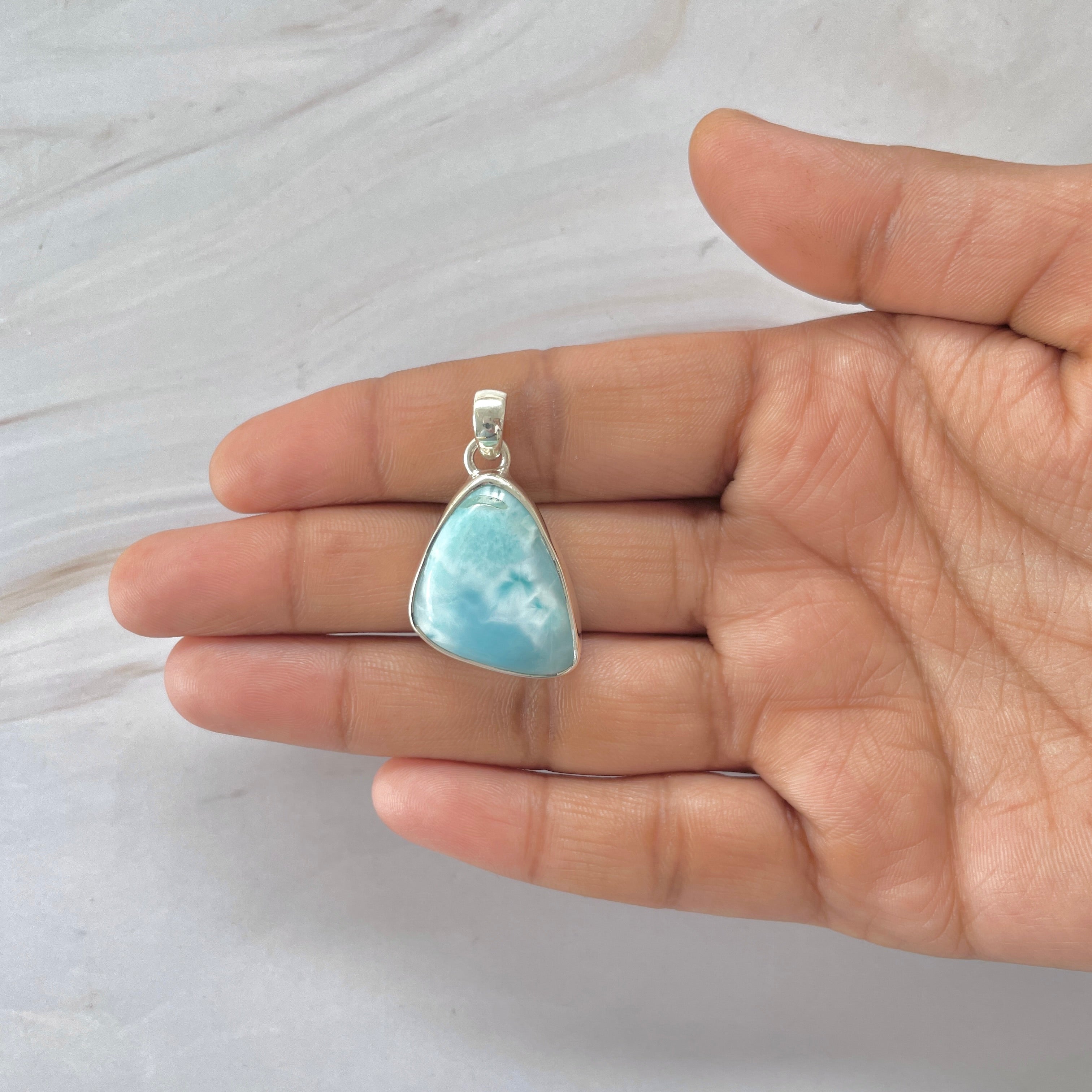 Larimar Pendant-(LAR-1-454)