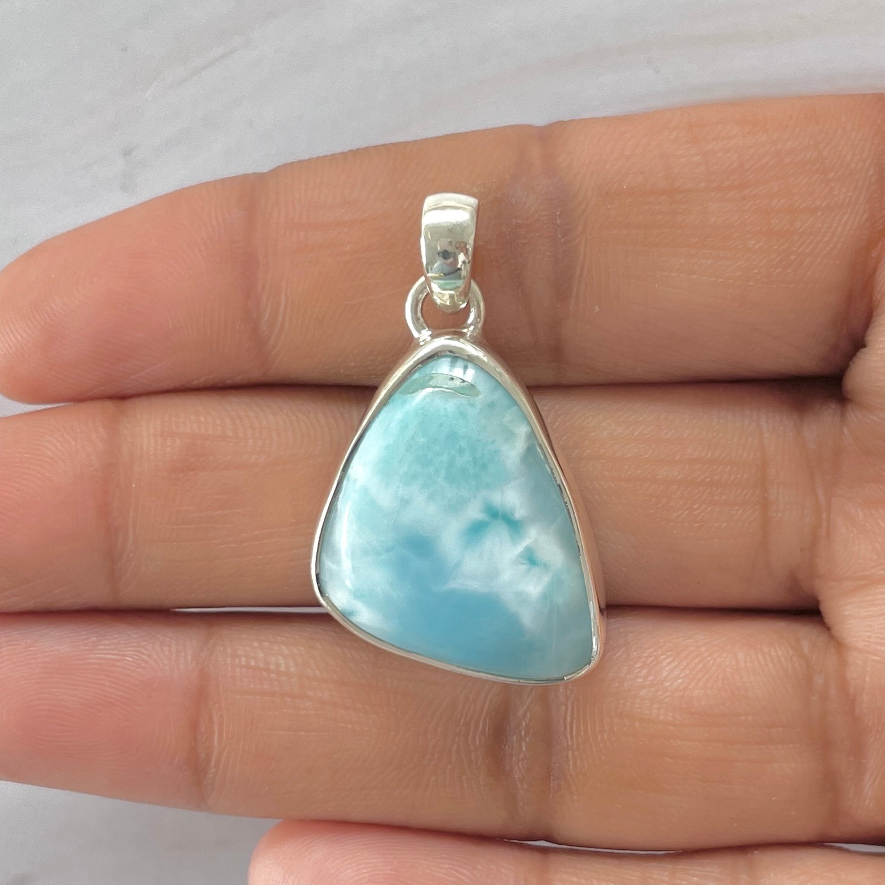 Larimar Pendant-(LAR-1-454)