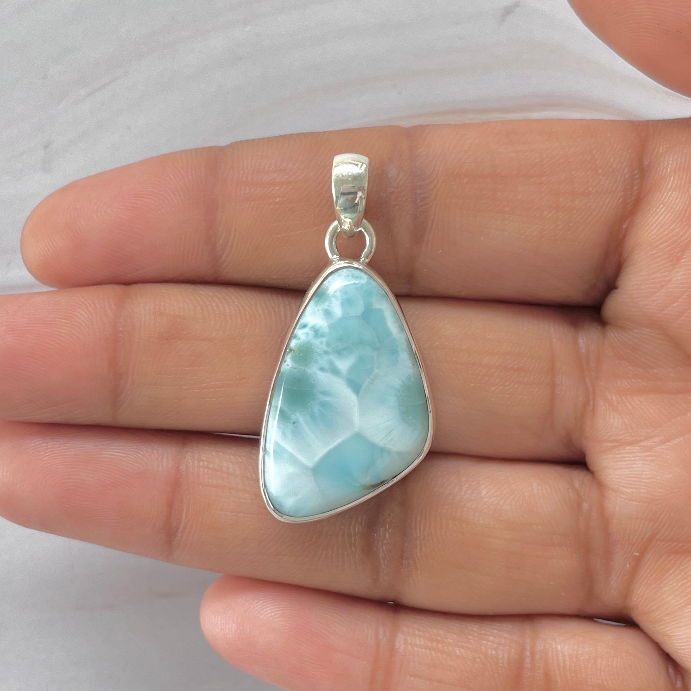 Larimar Pendant-(LAR-1-455)