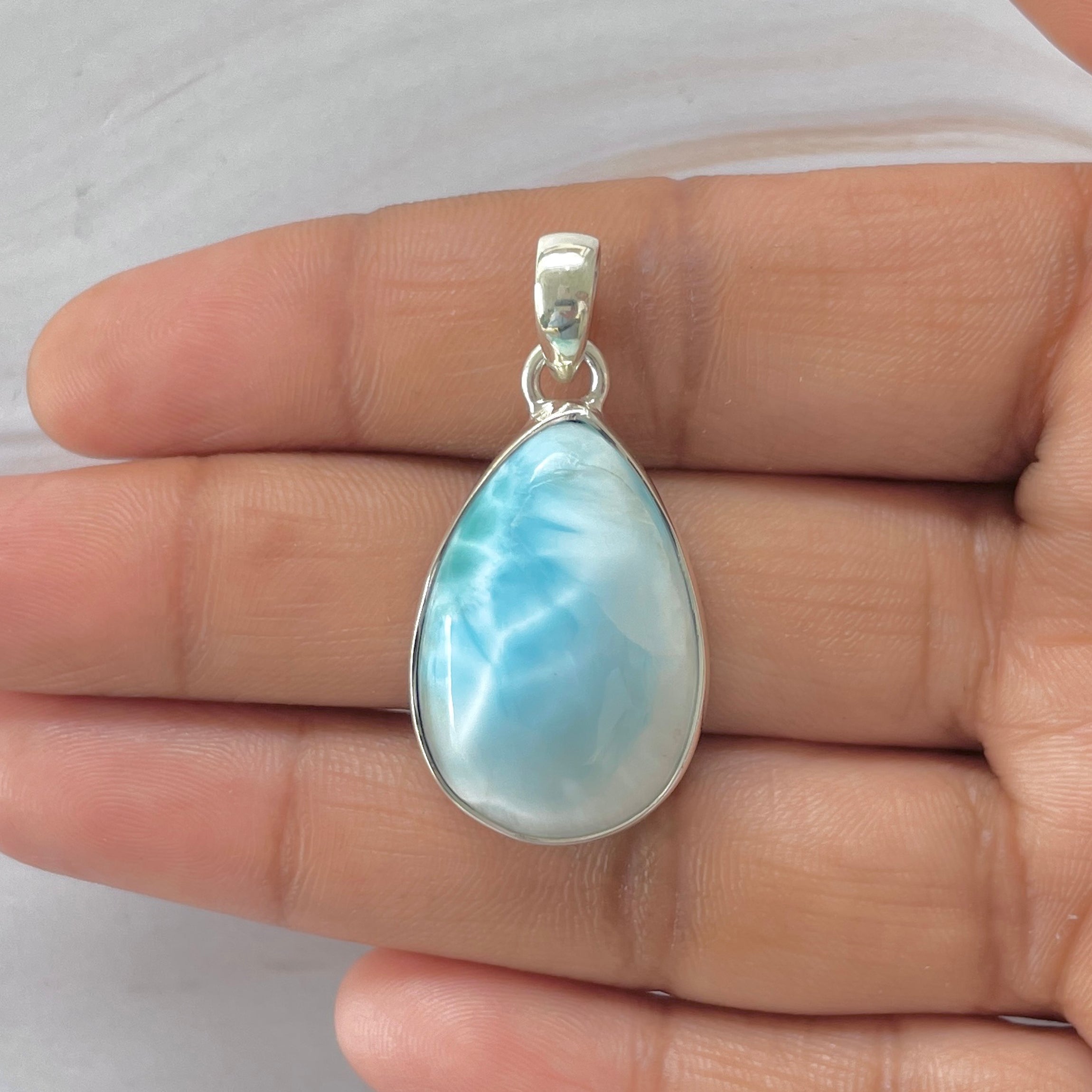 Larimar Pendant-(LAR-1-456)