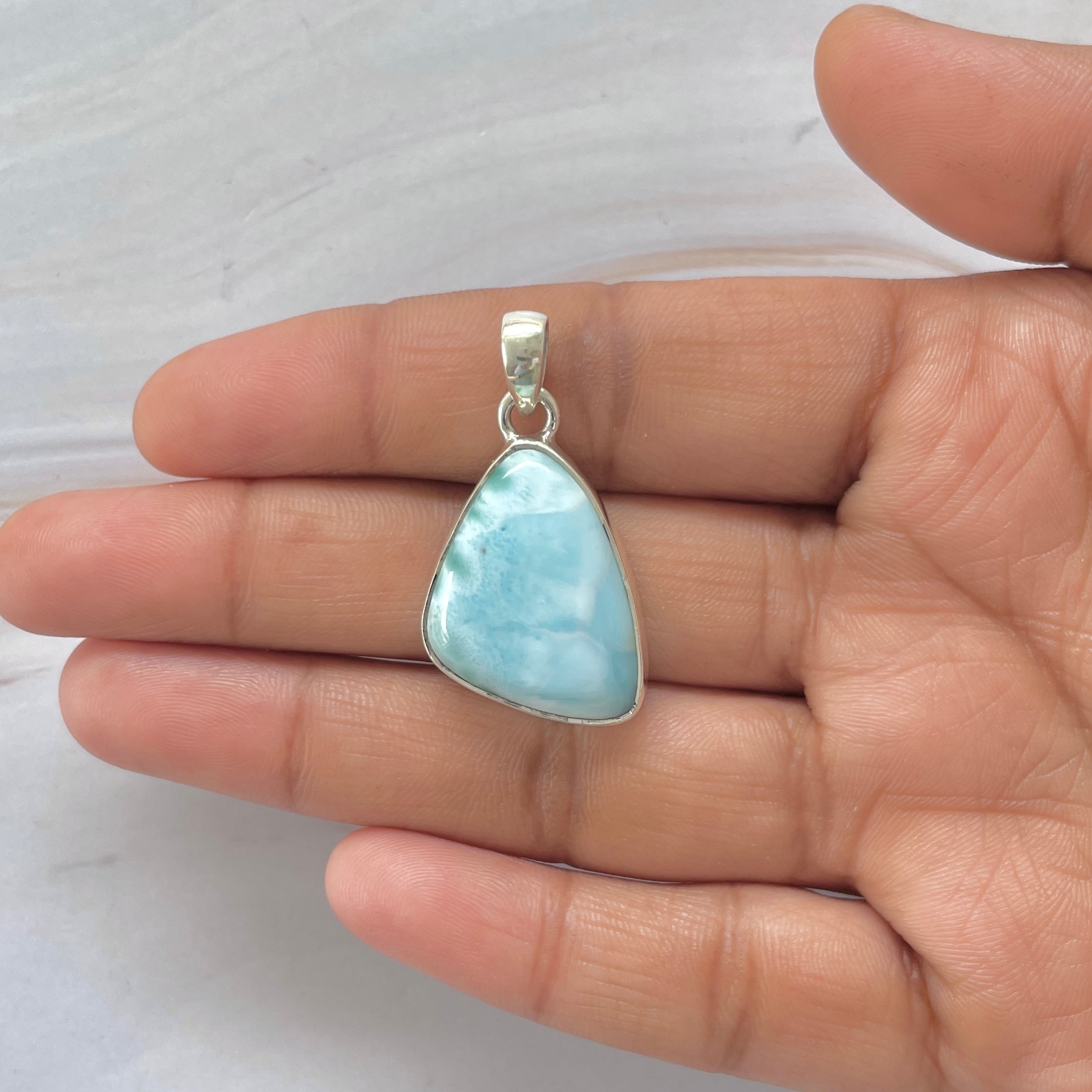 Larimar Pendant-(LAR-1-457)
