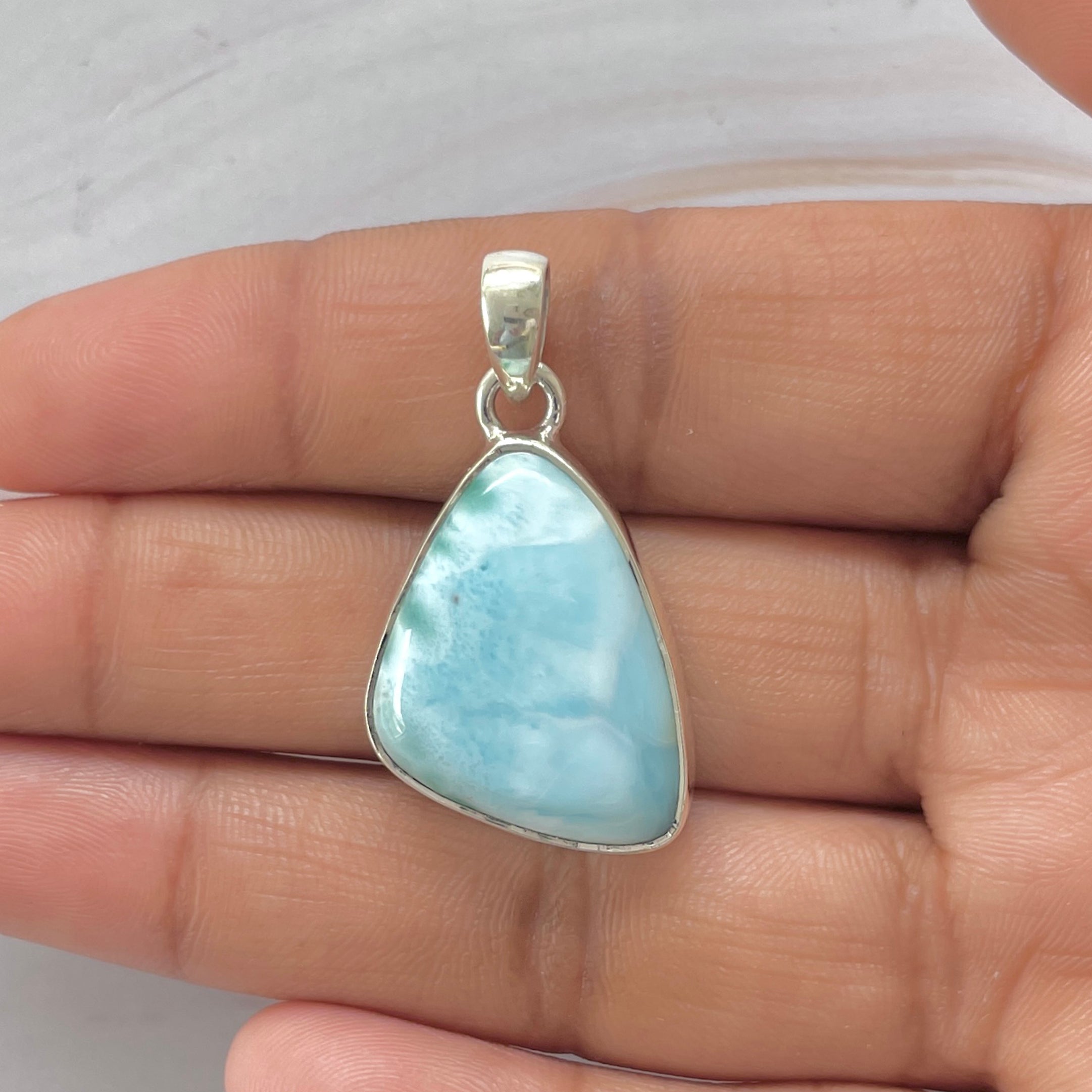 Larimar Pendant-(LAR-1-457)