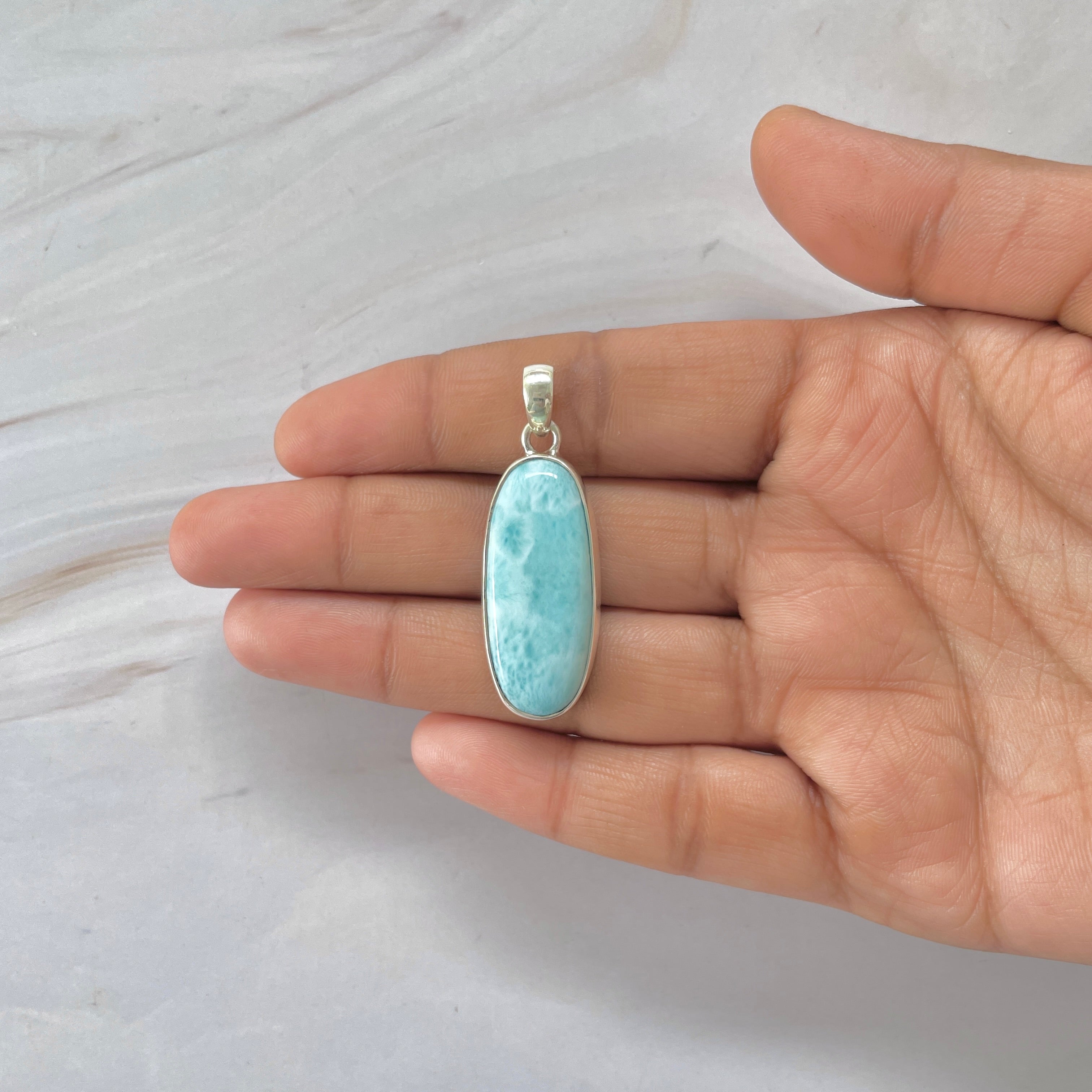Larimar Pendant-(LAR-1-461)