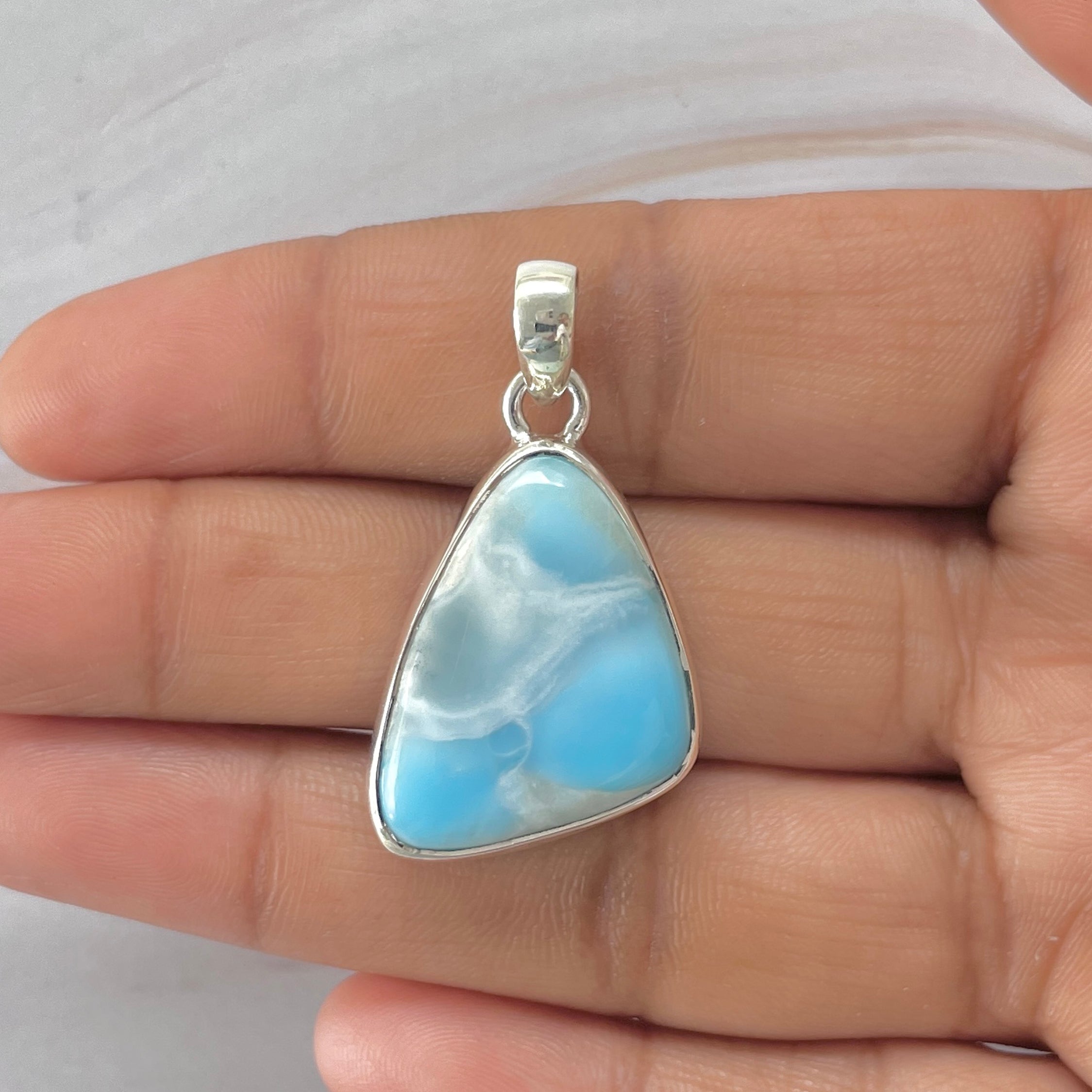 Larimar Pendant-(LAR-1-463)