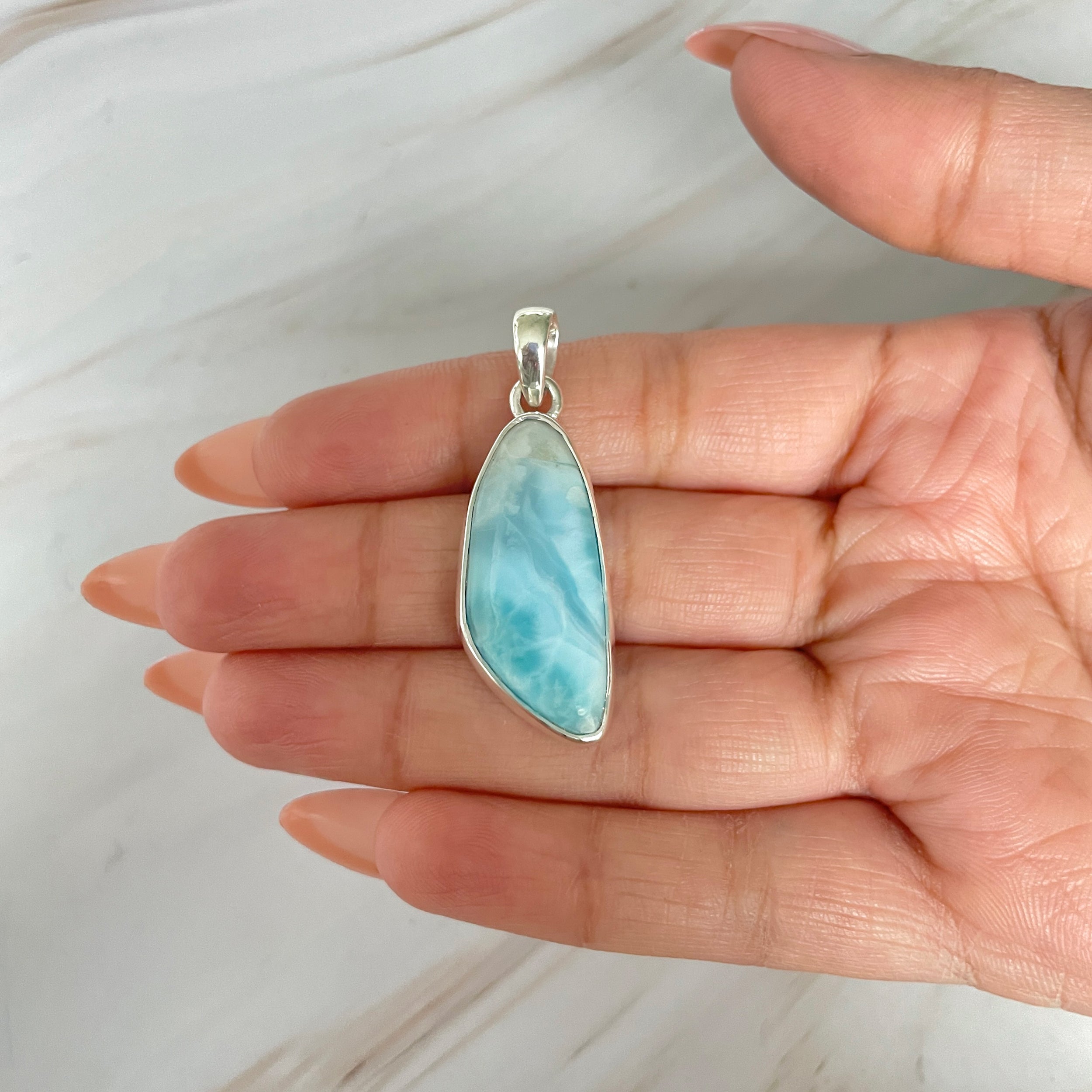 Larimar Pendant-(LAR-1-470)