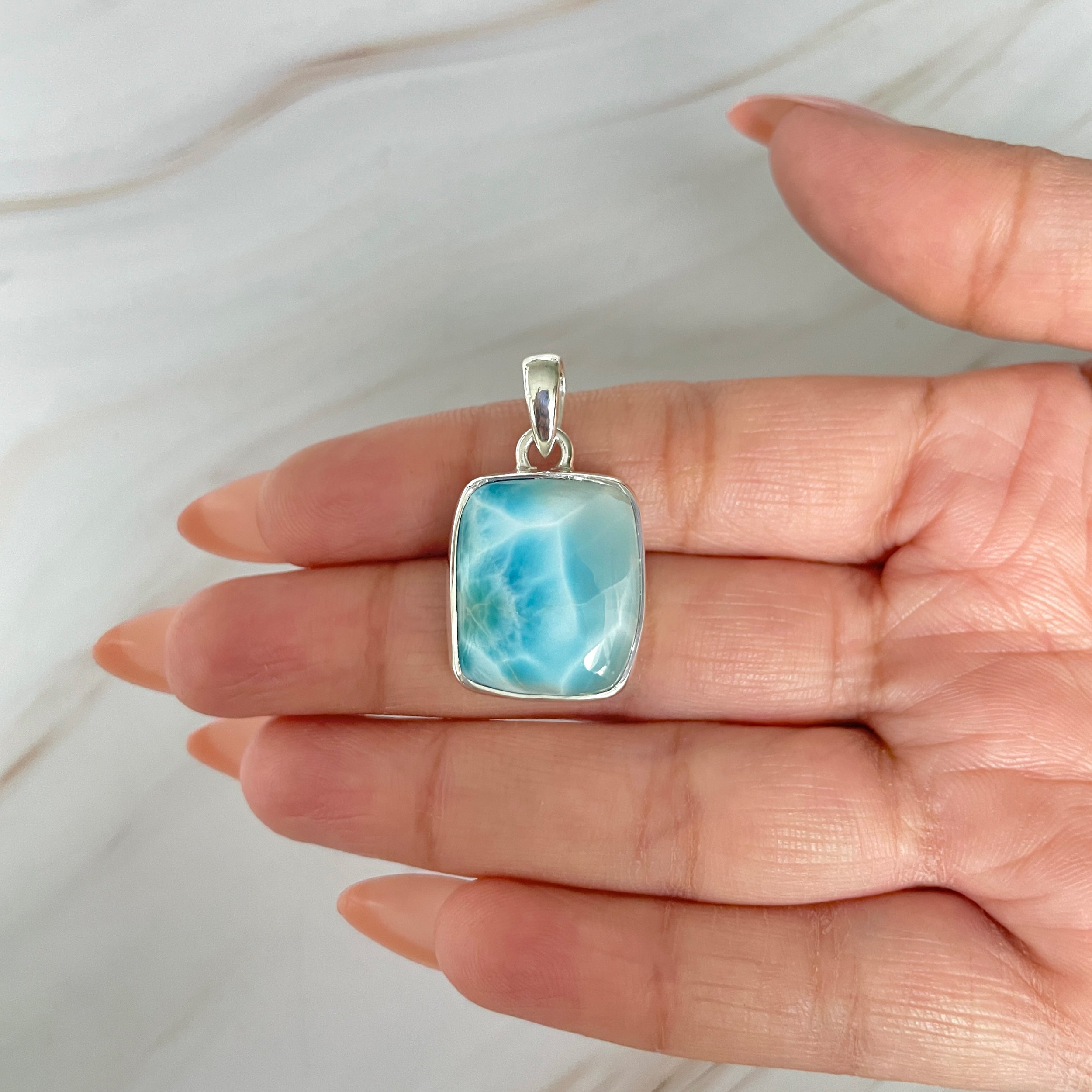 Larimar Pendant-(LAR-1-478)