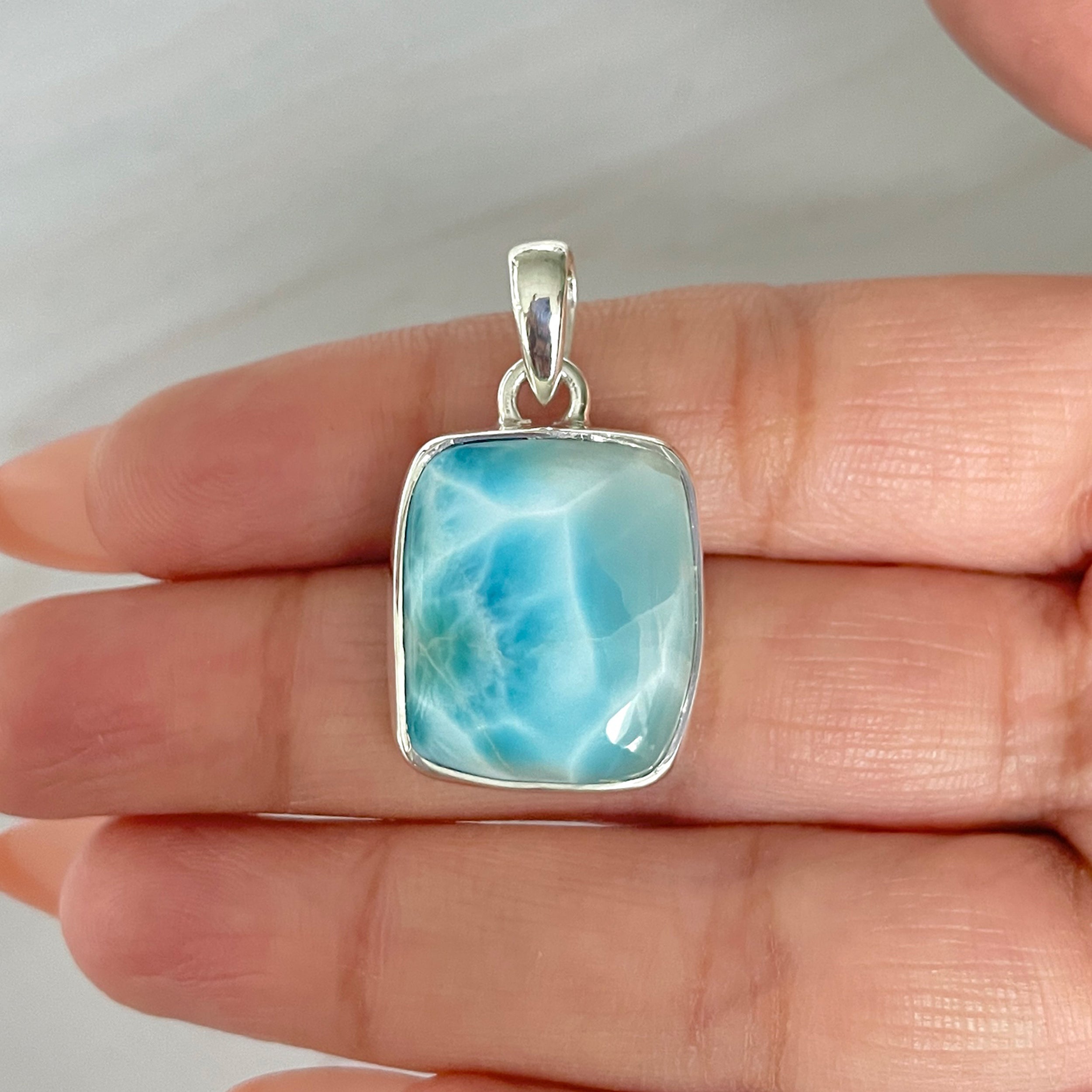 Larimar Pendant-(LAR-1-478)