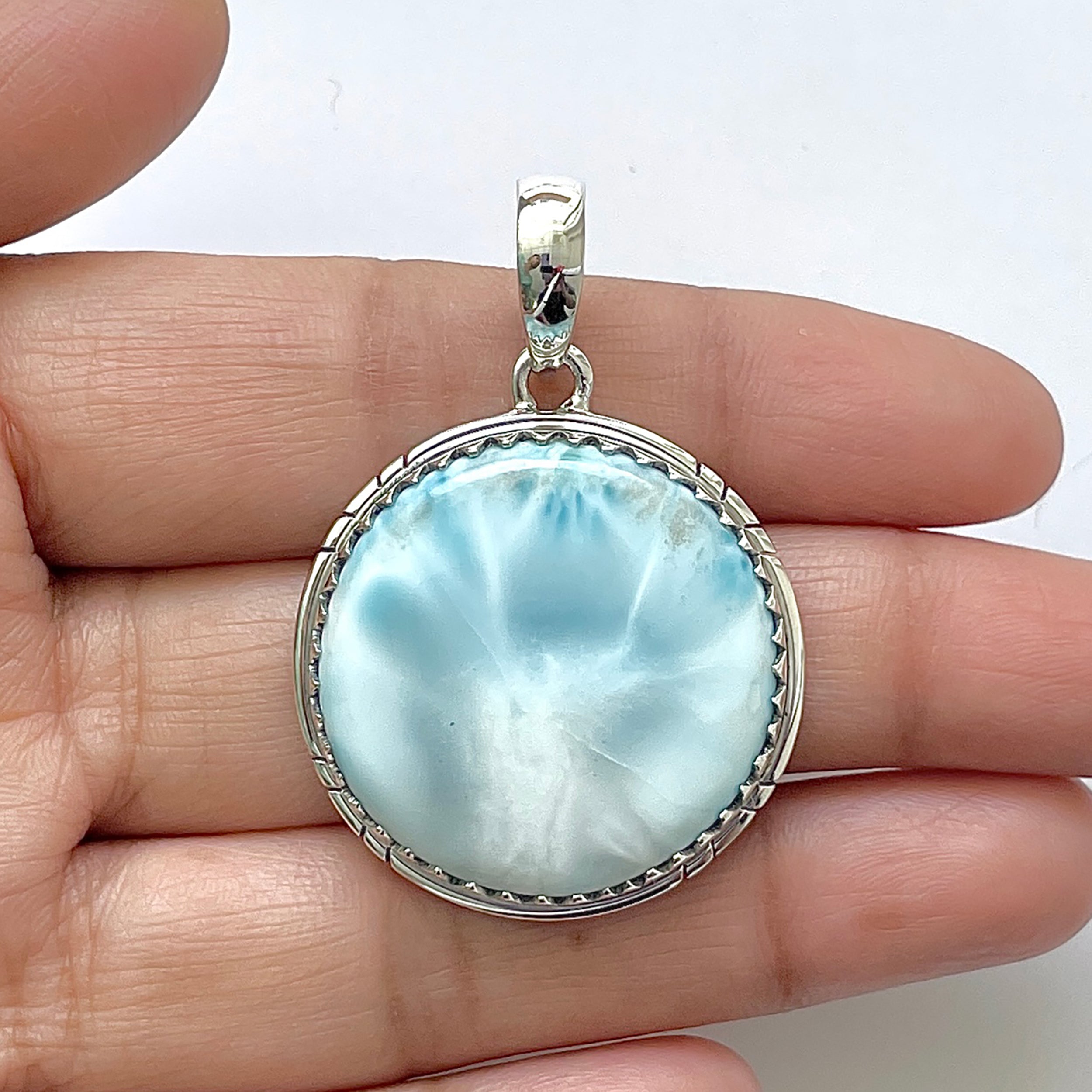 Larimar Pendant-(LAR-1-49)