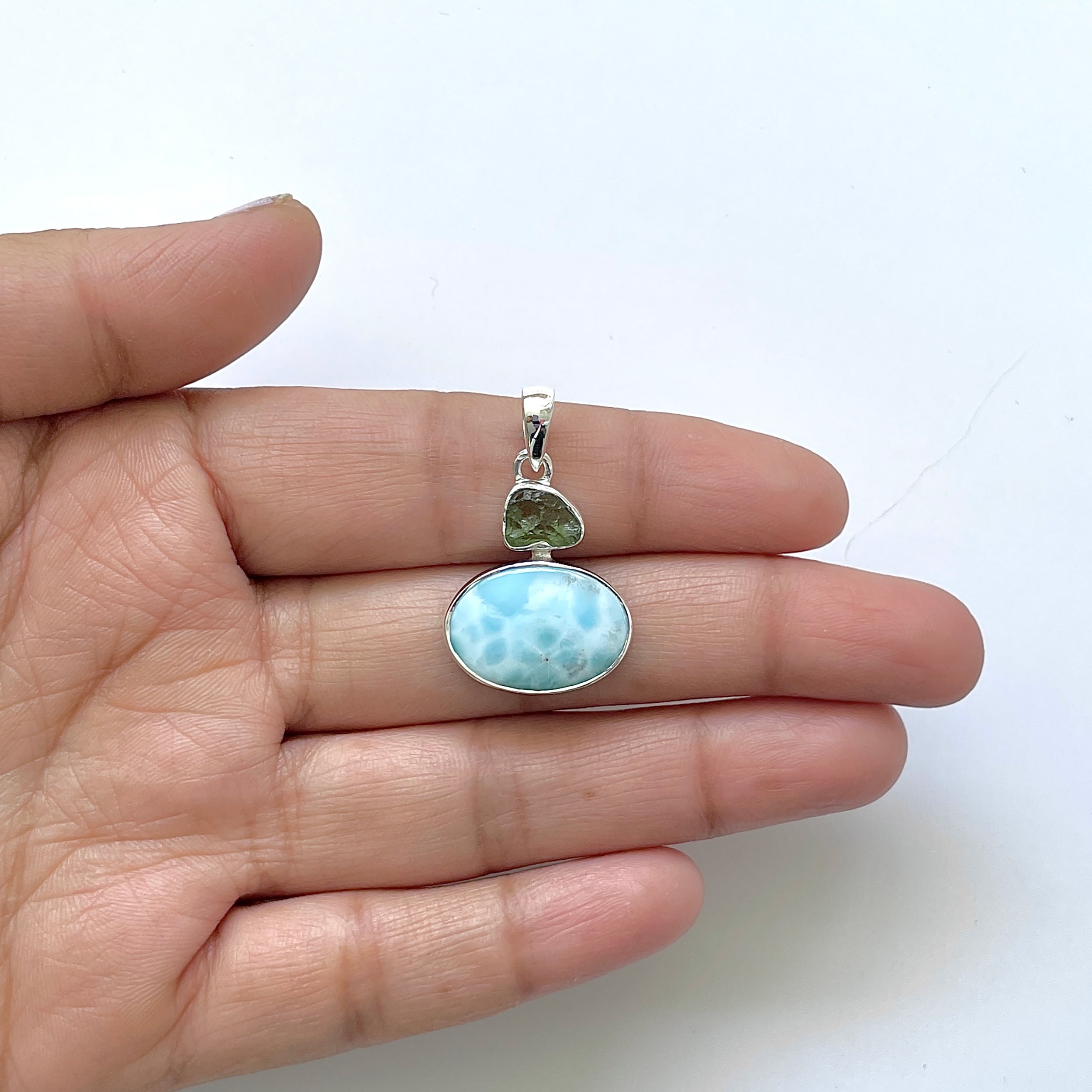 Larimar Pendant-(LAR-1-58)