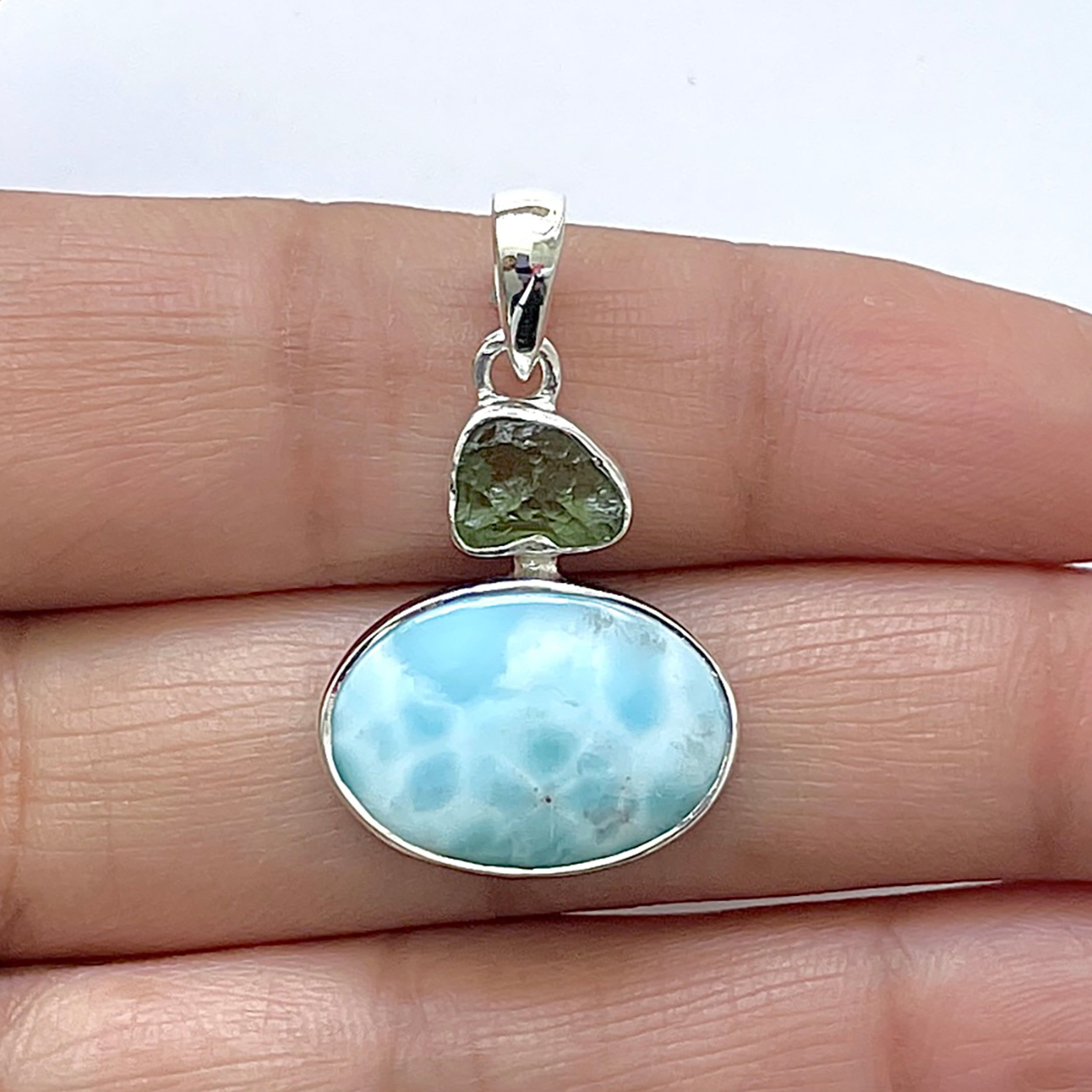 Larimar Pendant-(LAR-1-58)