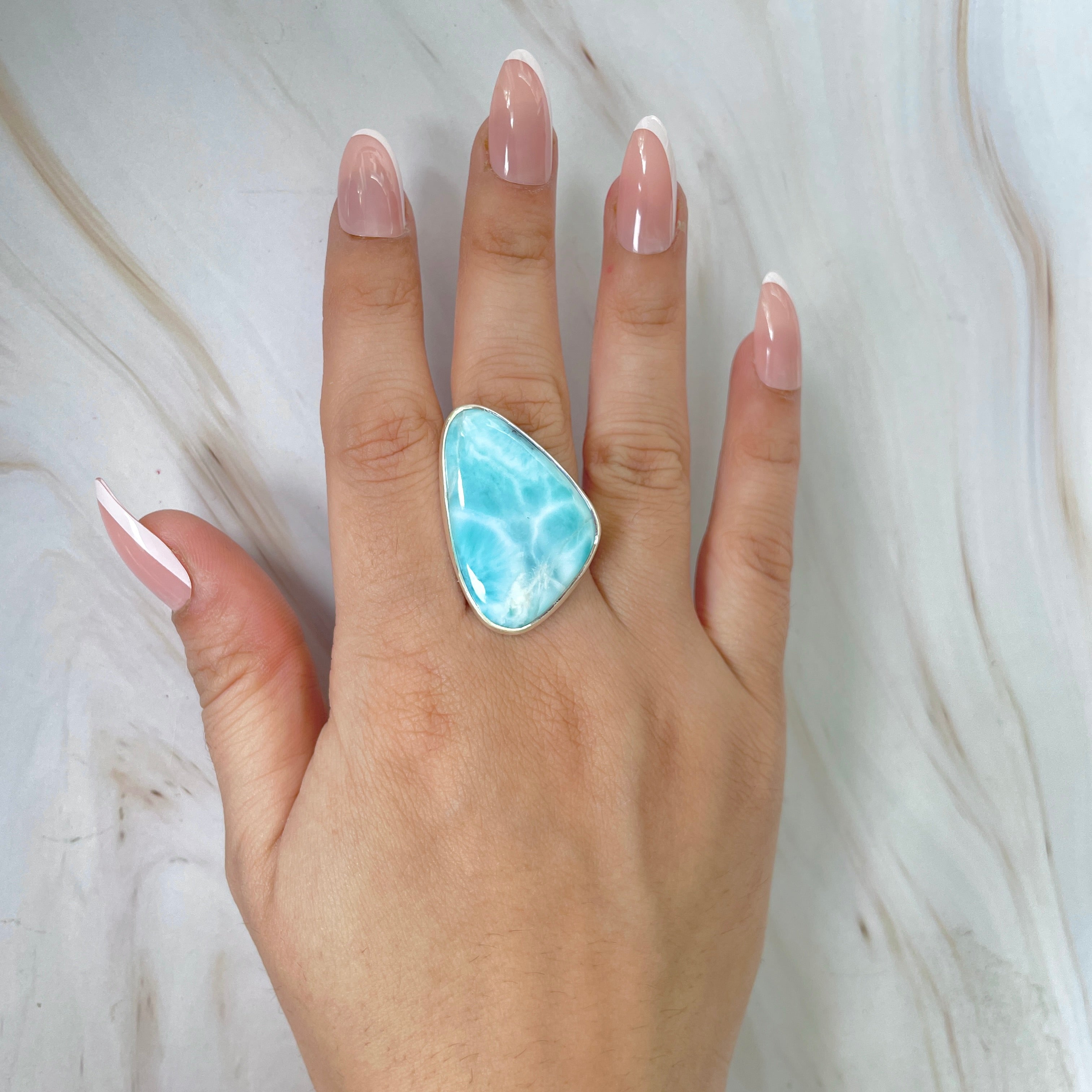 Larimar Ring-(LAR-2-100)
