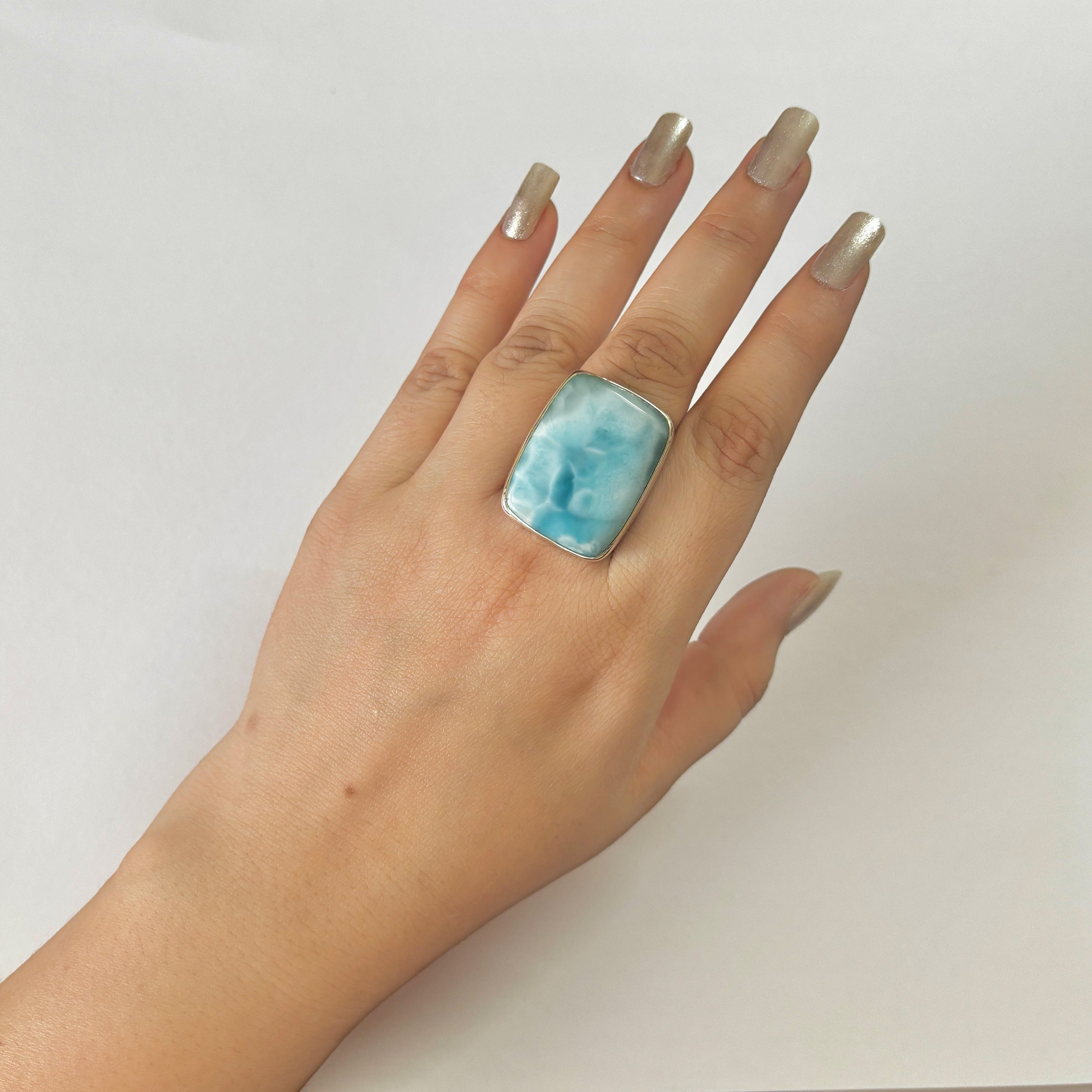 Larimar Ring-(LAR-2-296)