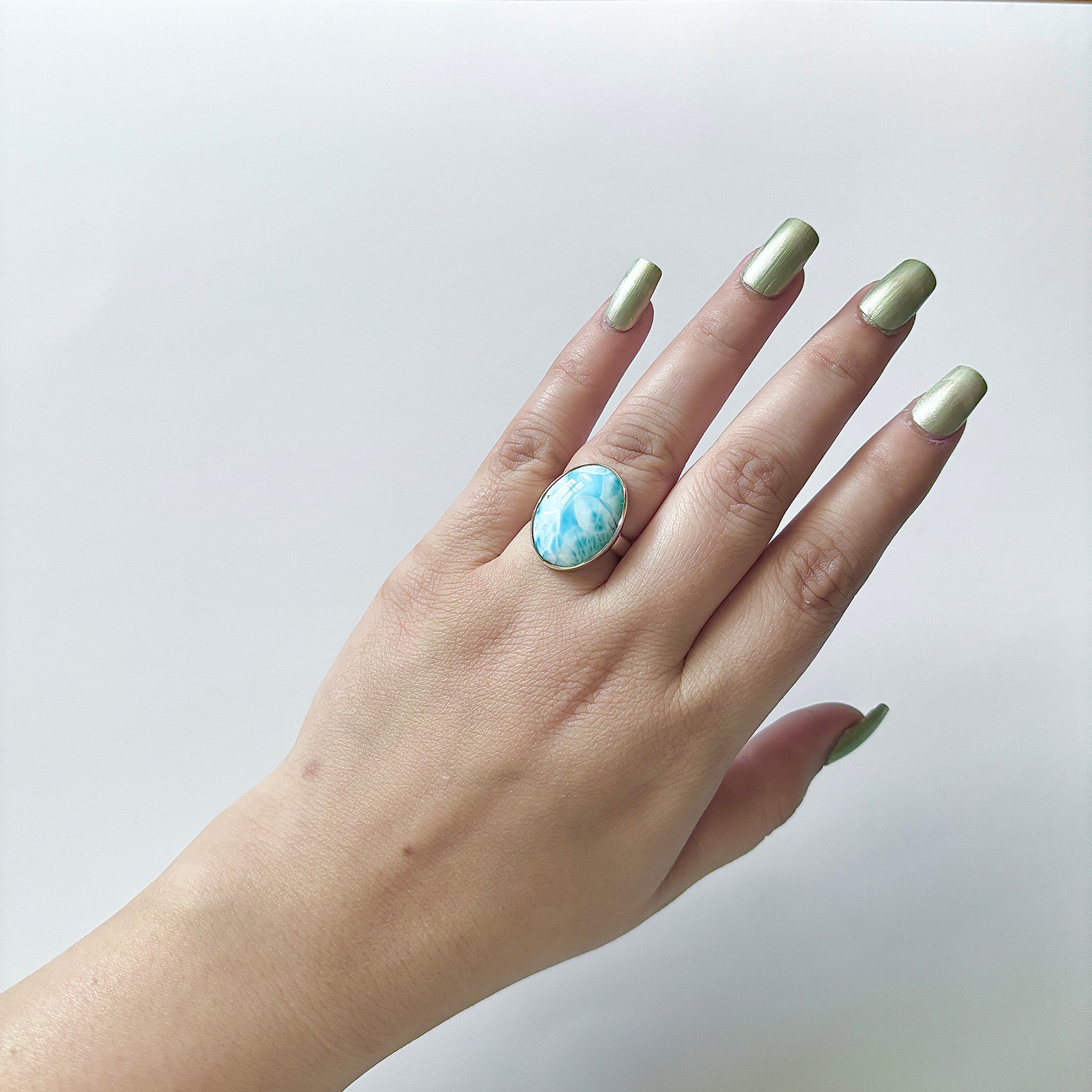 Larimar Ring-(LAR-2-63)