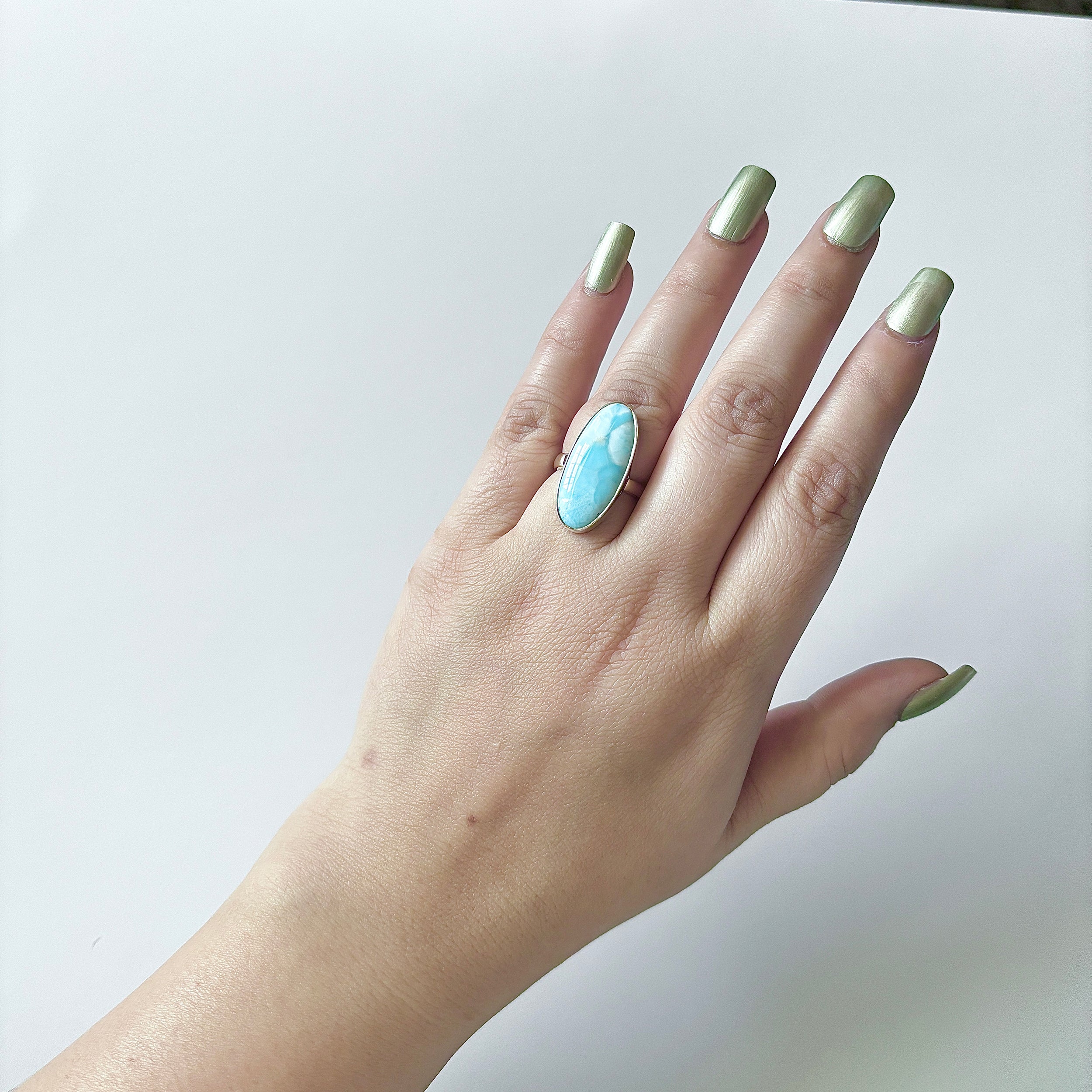 Larimar Ring-(LAR-2-66)
