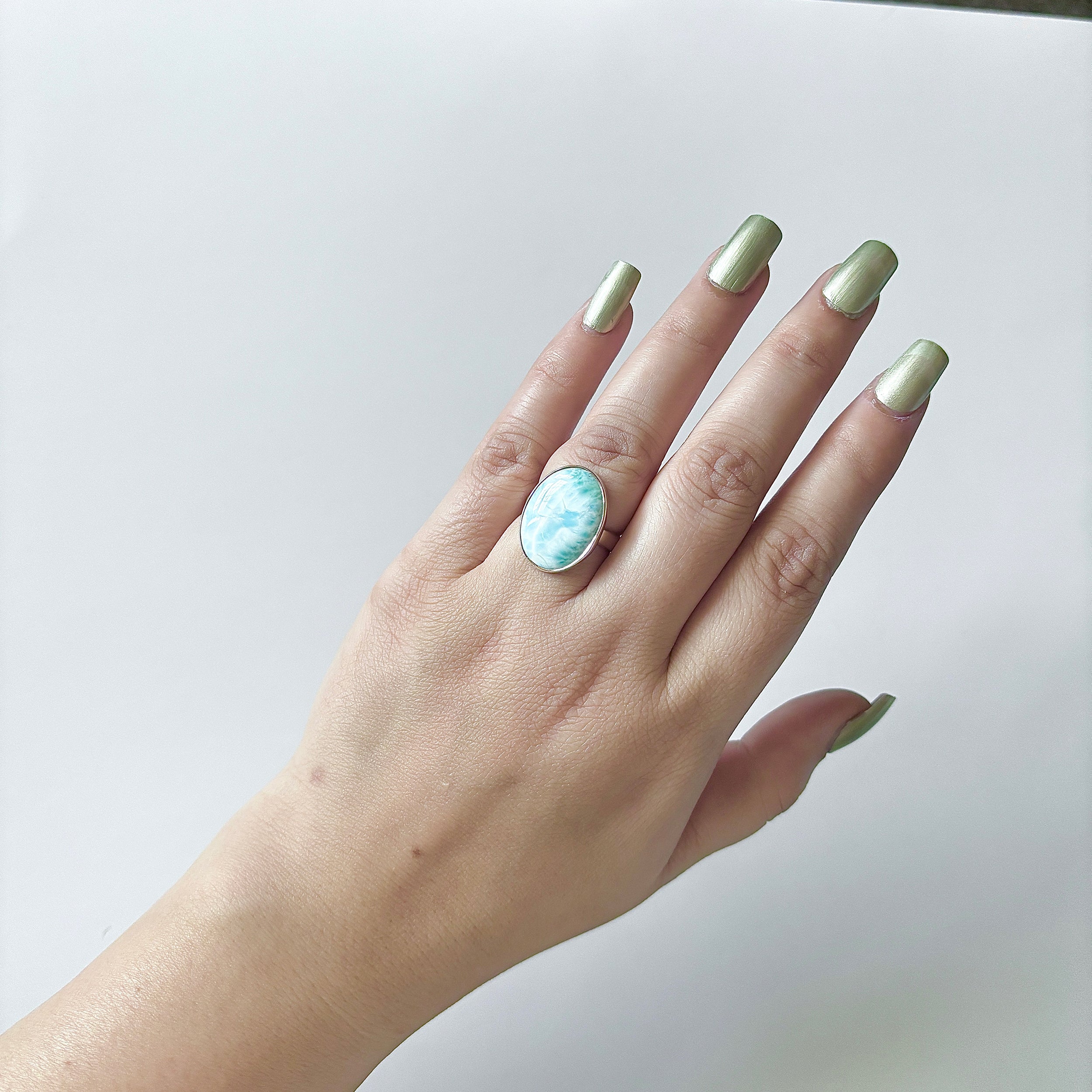 Larimar Ring-(LAR-2-73)