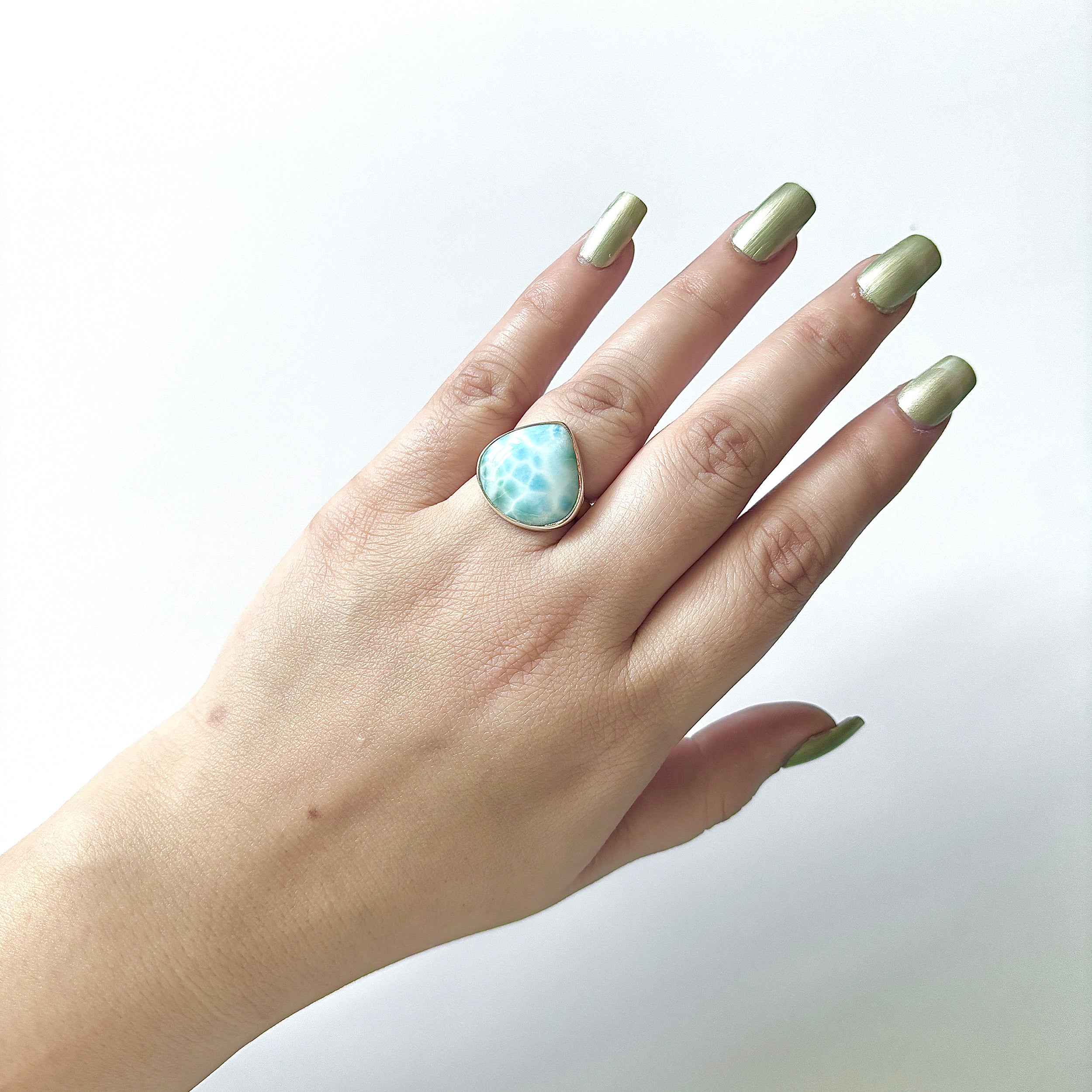 Larimar Ring-(LAR-2-77)