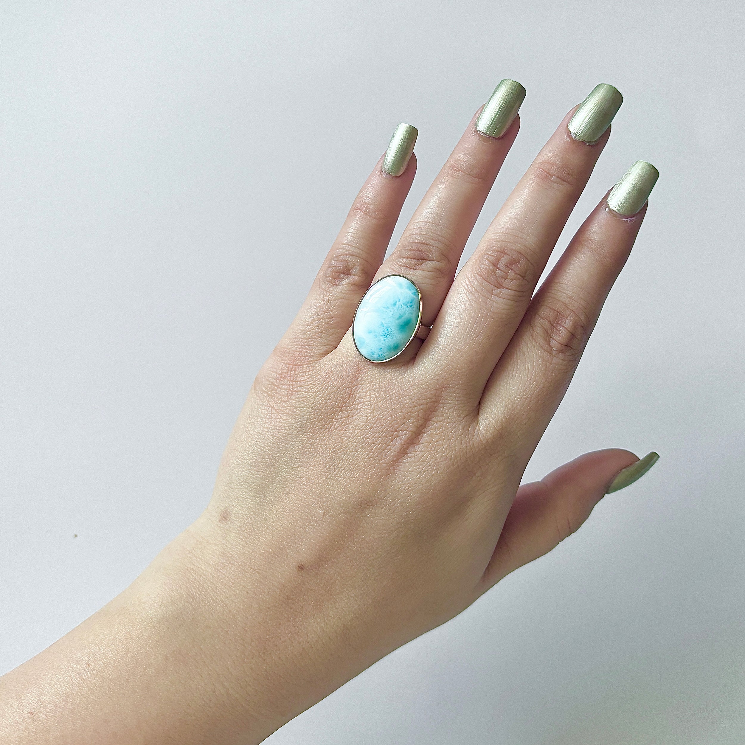 Larimar Ring-(LAR-2-81)