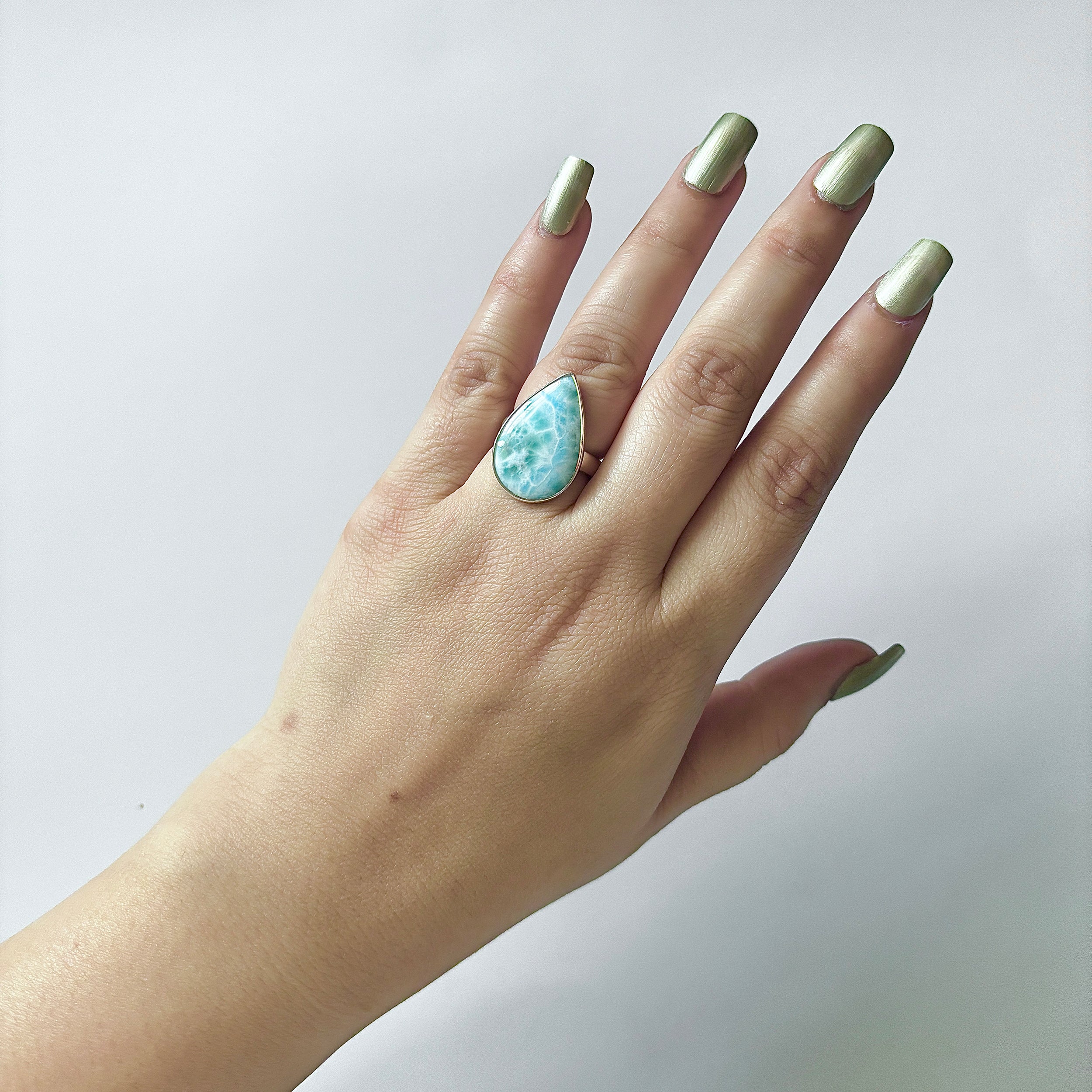 Larimar Ring-(LAR-2-85)