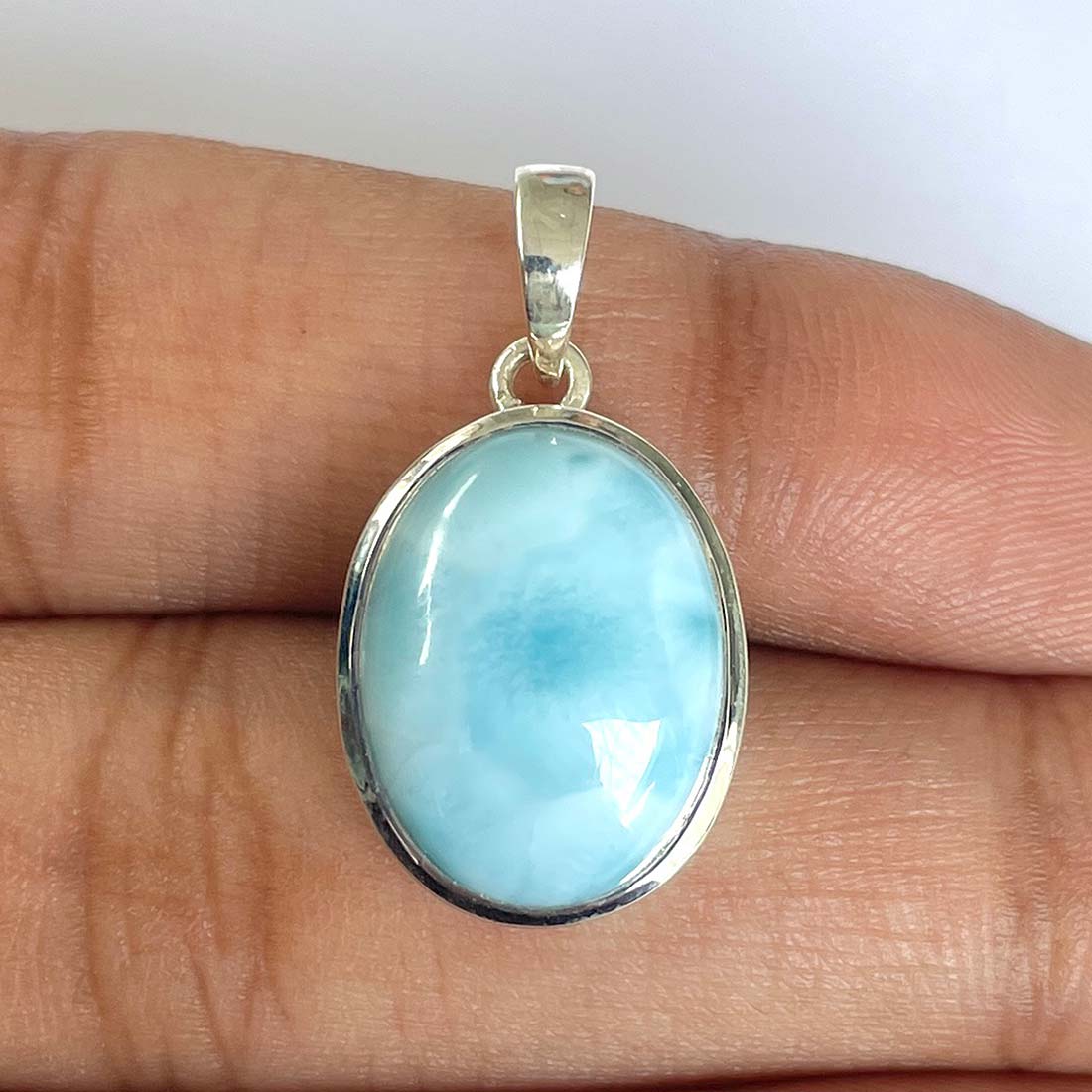 Larimar Pendant-(LAR-RDP-473)