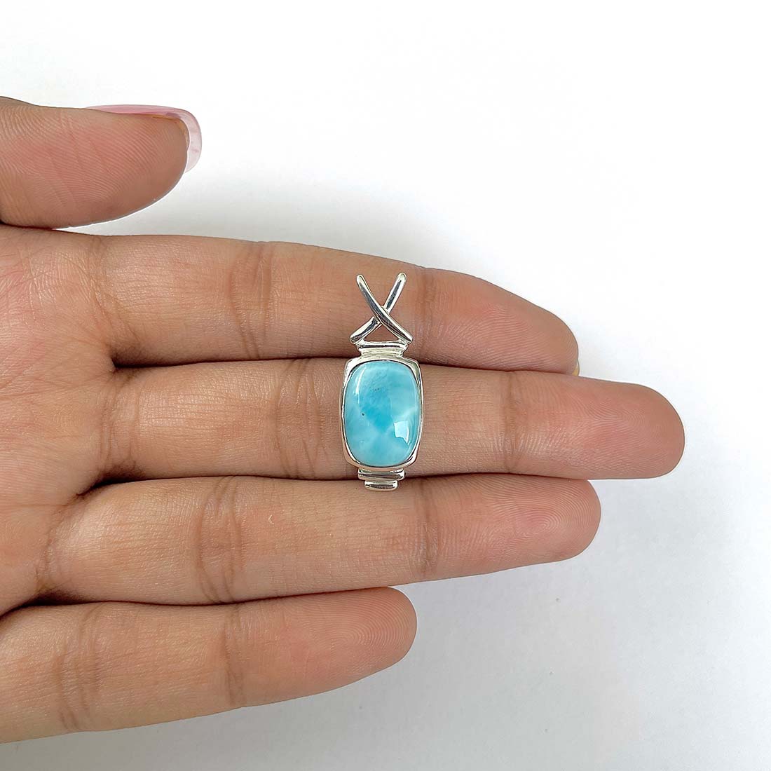 Larimar Pendant-(LAR-RDP-53)