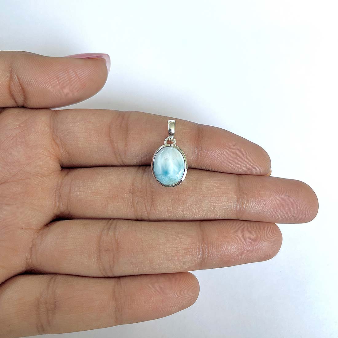 Larimar Pendant-(LAR-RDP-684)