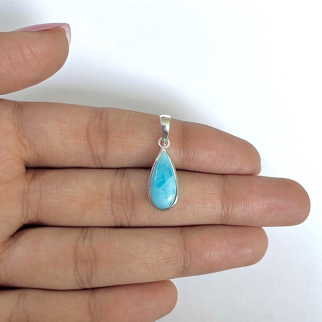 Larimar Pendant-(LAR-RDP-709)