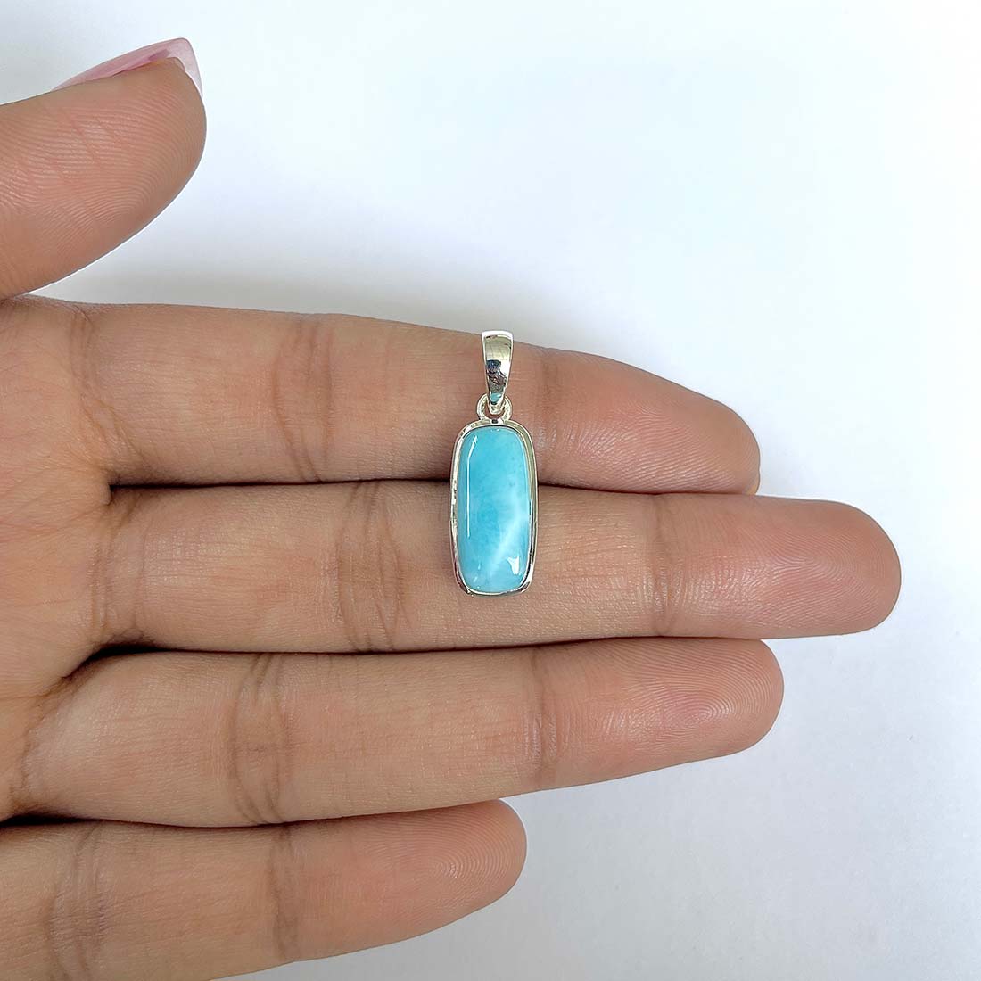 Larimar Pendant-(LAR-RDP-713)