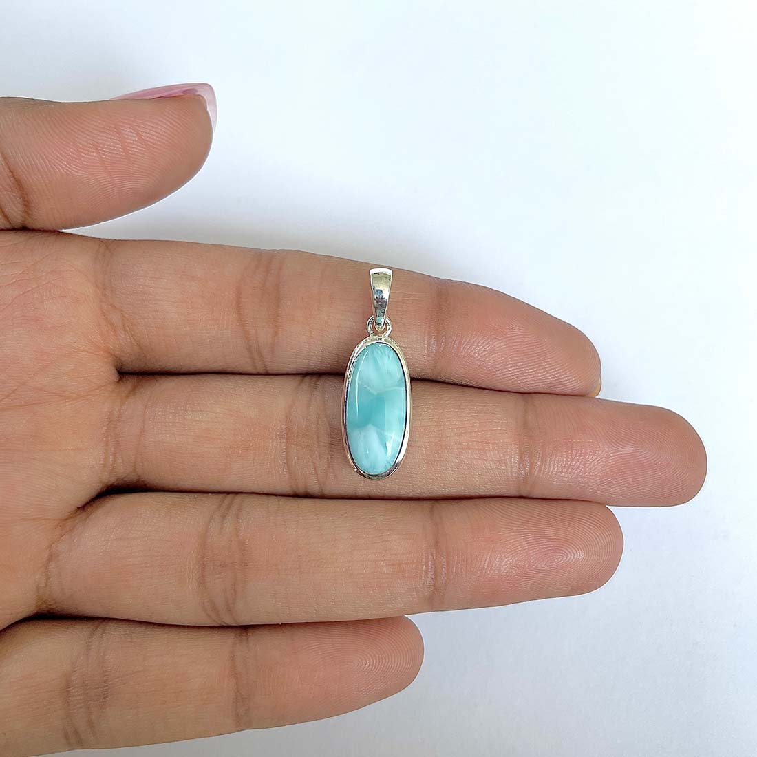Larimar Pendant-(LAR-RDP-716)