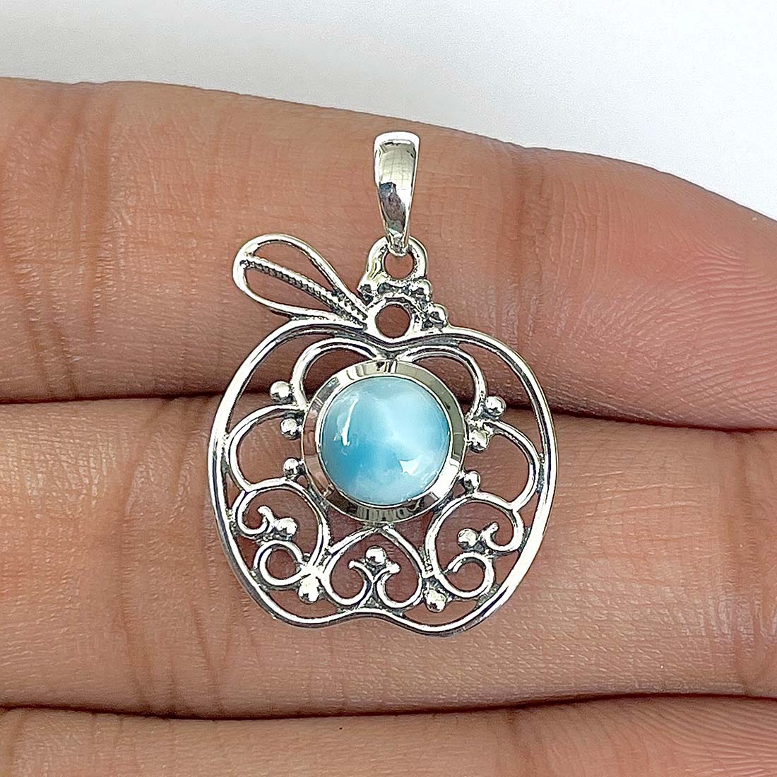Larimar Pendant-(LAR-RDP-88)
