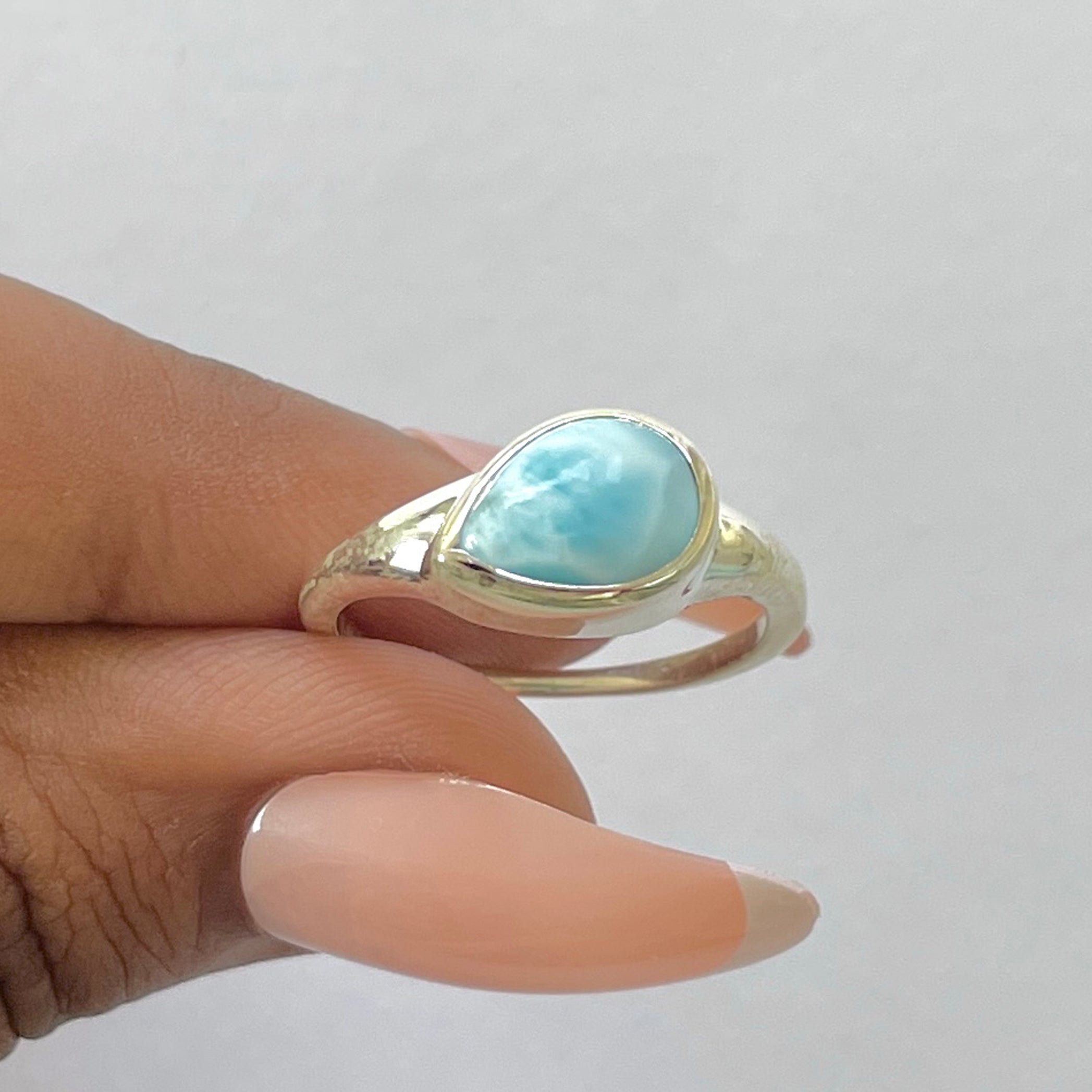 Larimar Ring-(LAR-RDR-123.)