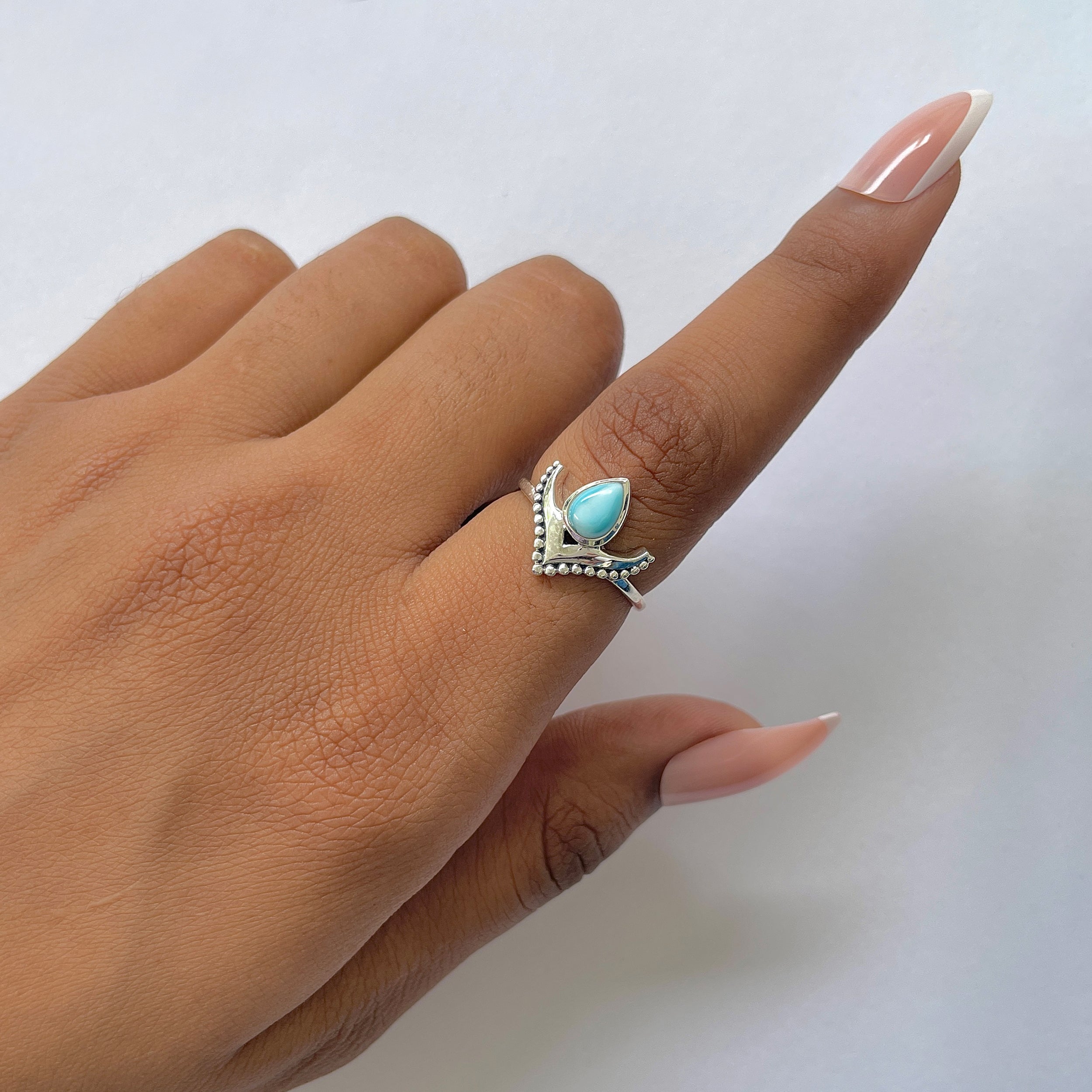 Larimar Ring-(LAR-RDR-1269.)