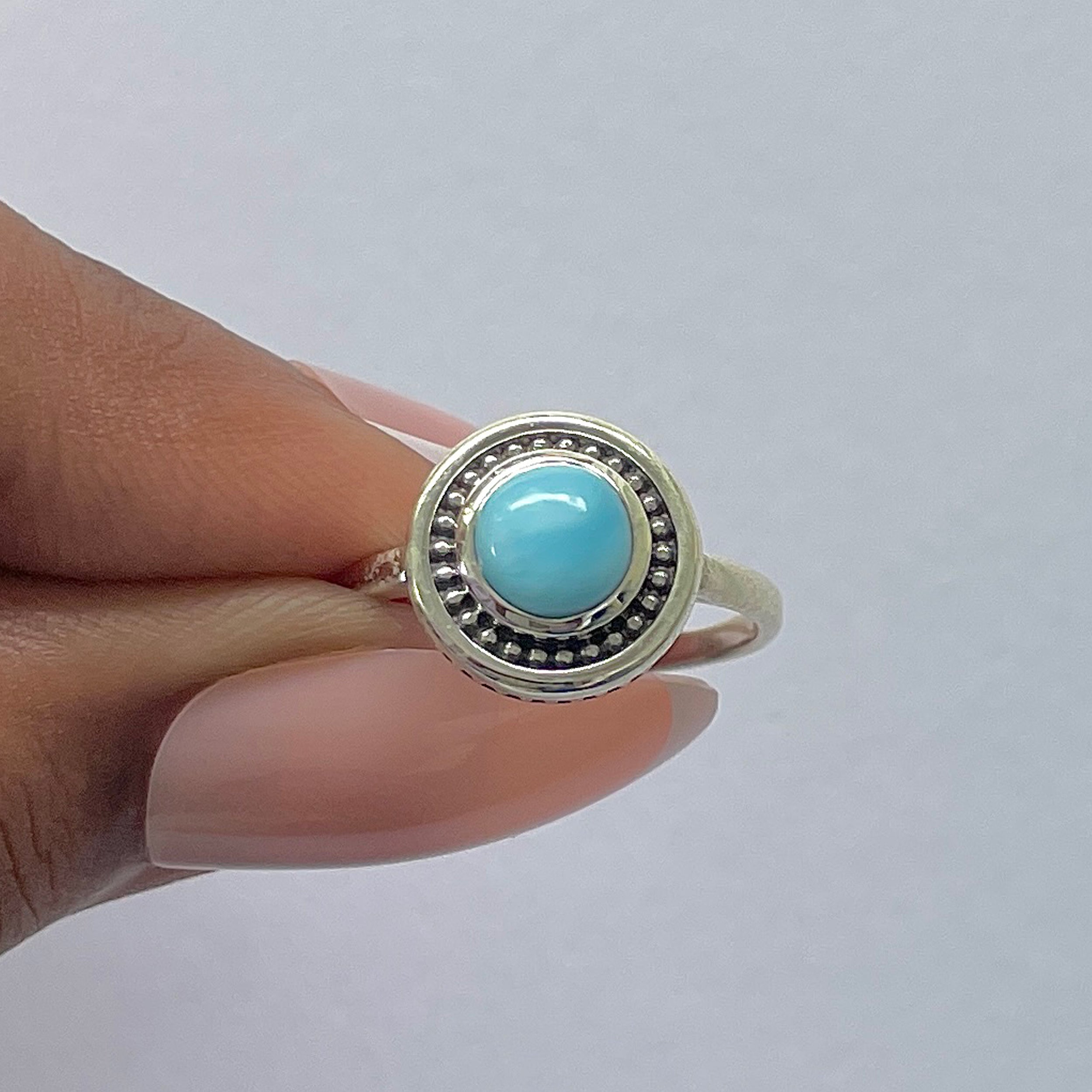 Larimar Ring-(LAR-RDR-1289.)