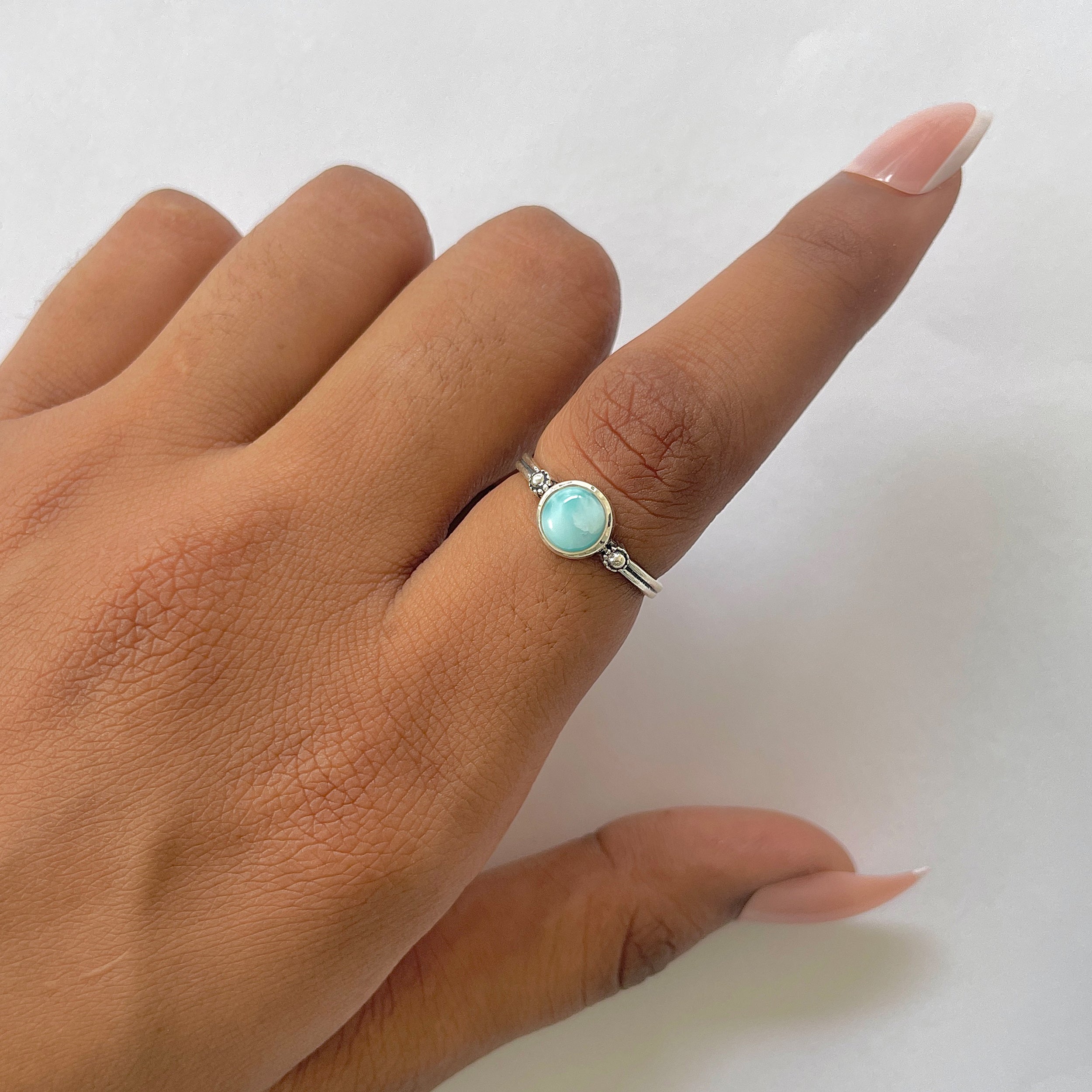 Larimar Ring-(LAR-RDR-1301.)