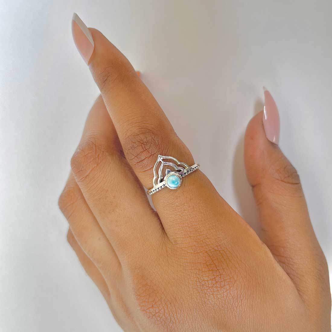 Larimar Ring-(LAR-RDR-1328.)