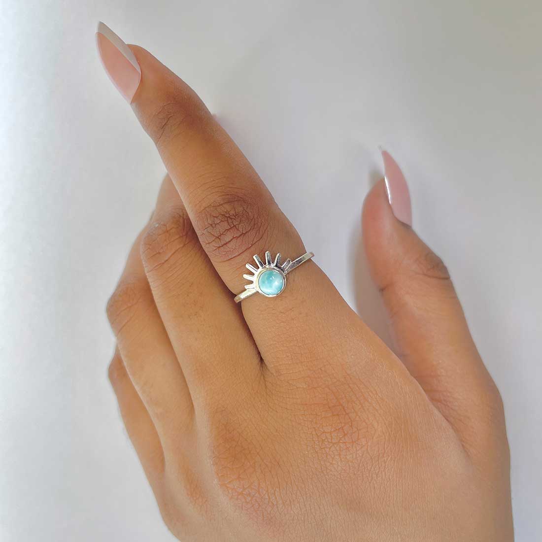 Larimar Ring-(LAR-RDR-1340.)