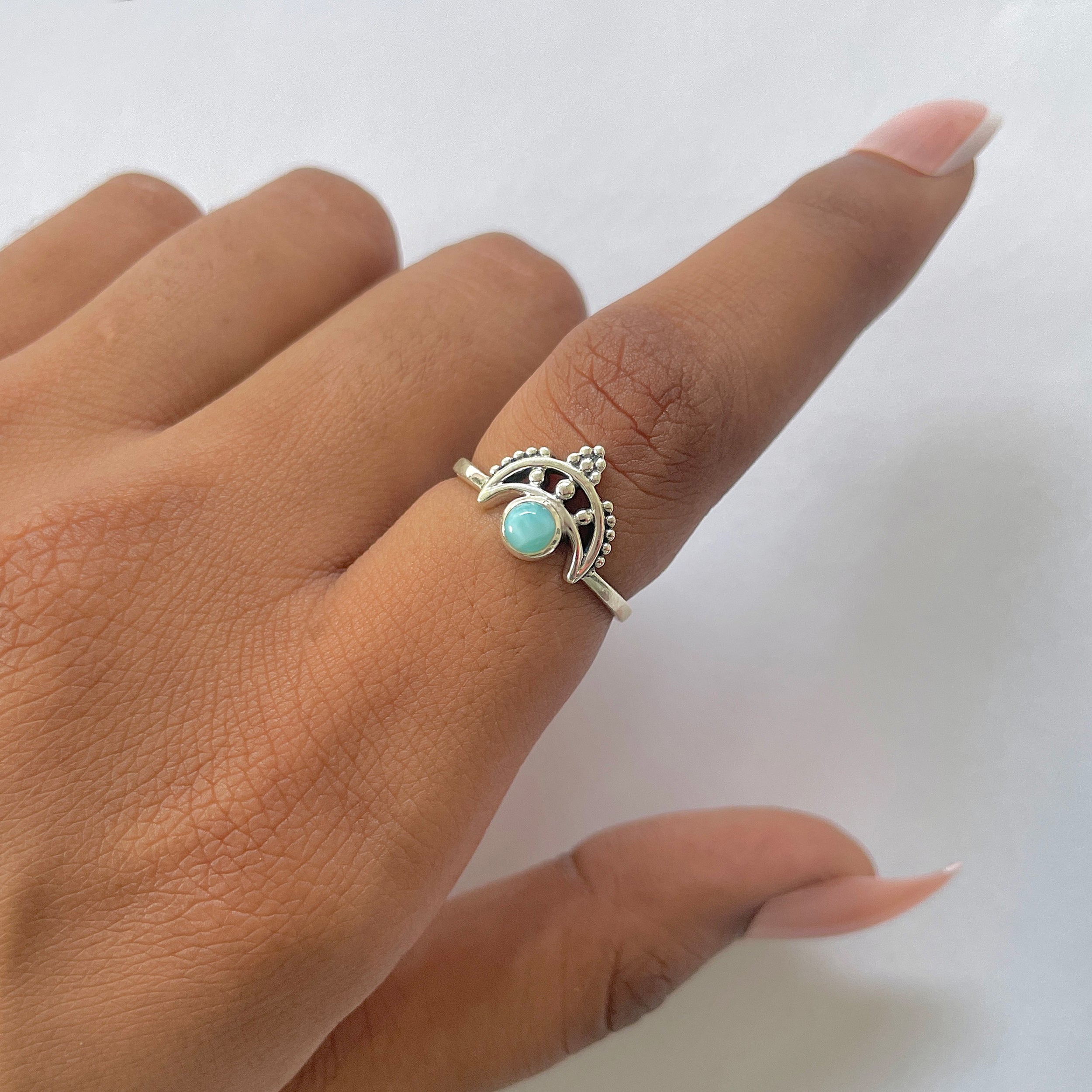 Larimar Ring-(LAR-RDR-1344.)