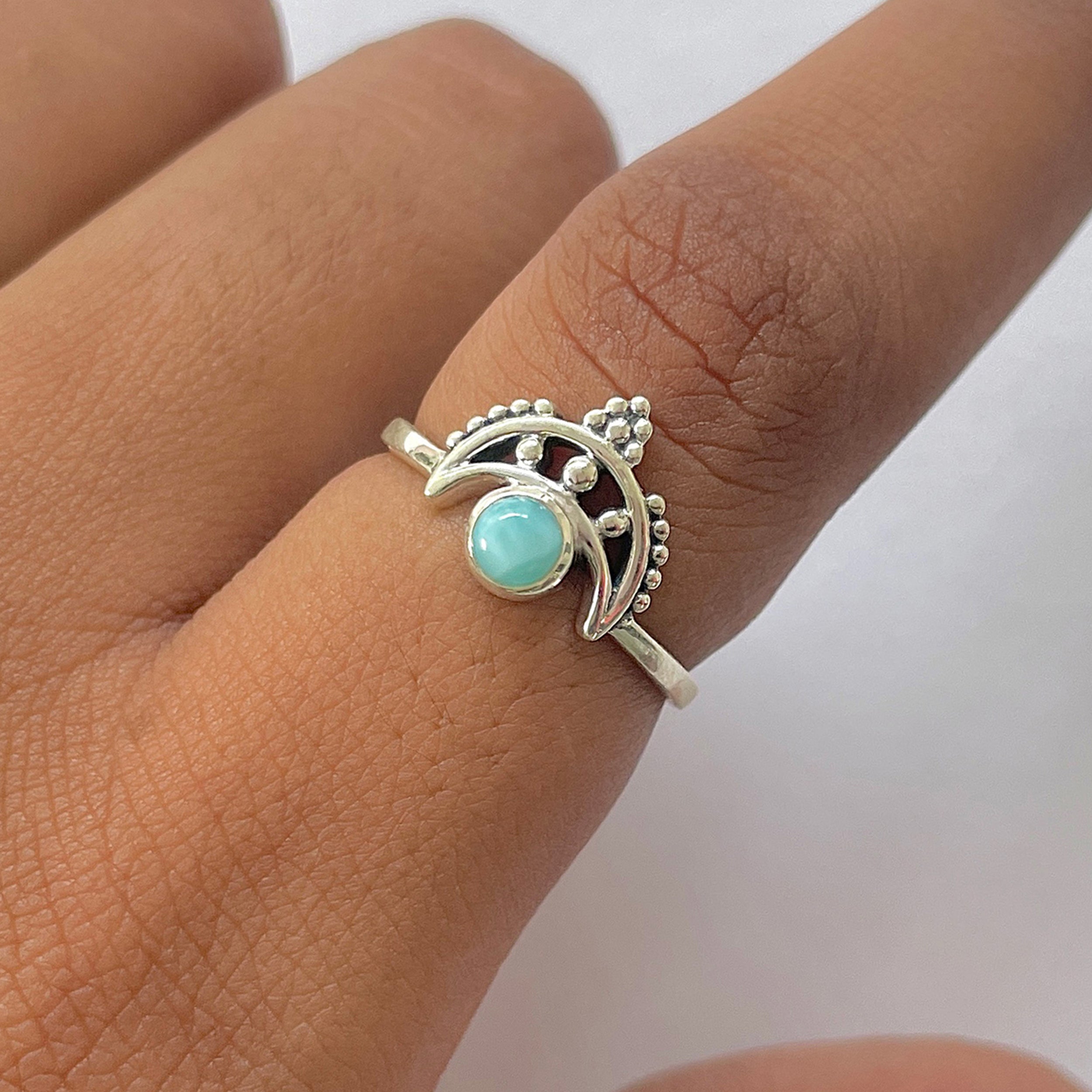 Larimar Ring-(LAR-RDR-1344.)
