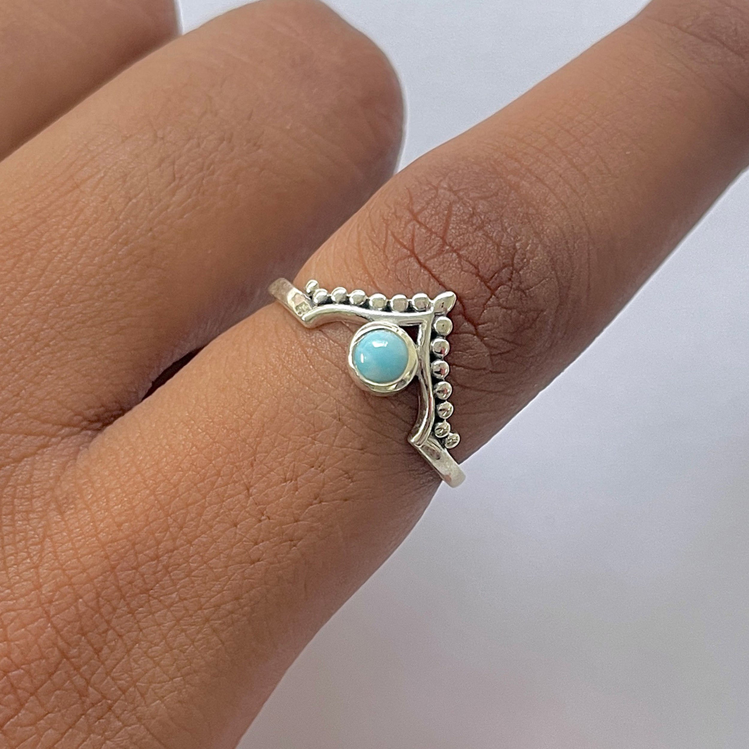 Larimar Ring-(LAR-RDR-1345.)