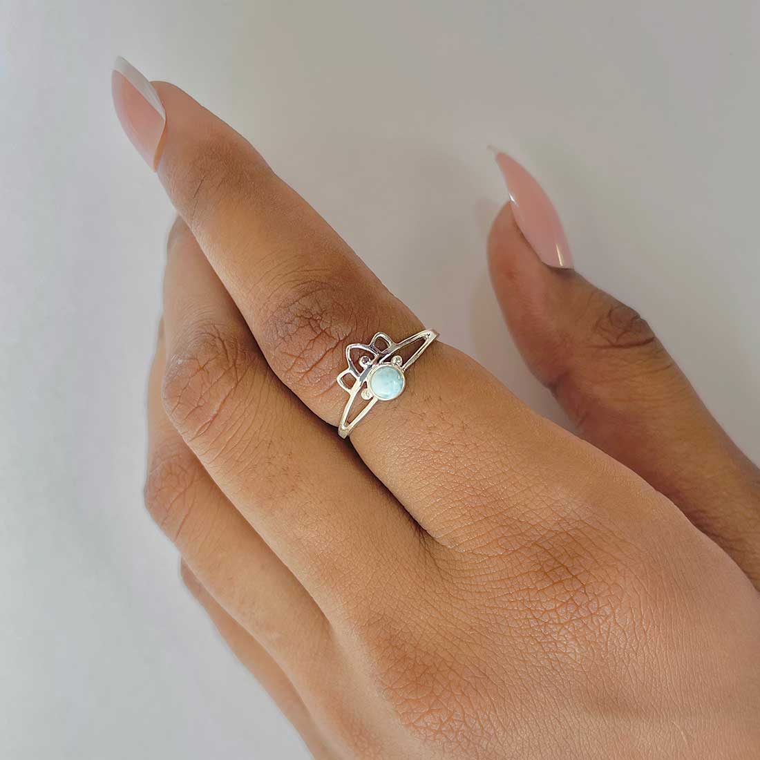 Larimar Ring-(LAR-RDR-1352.)