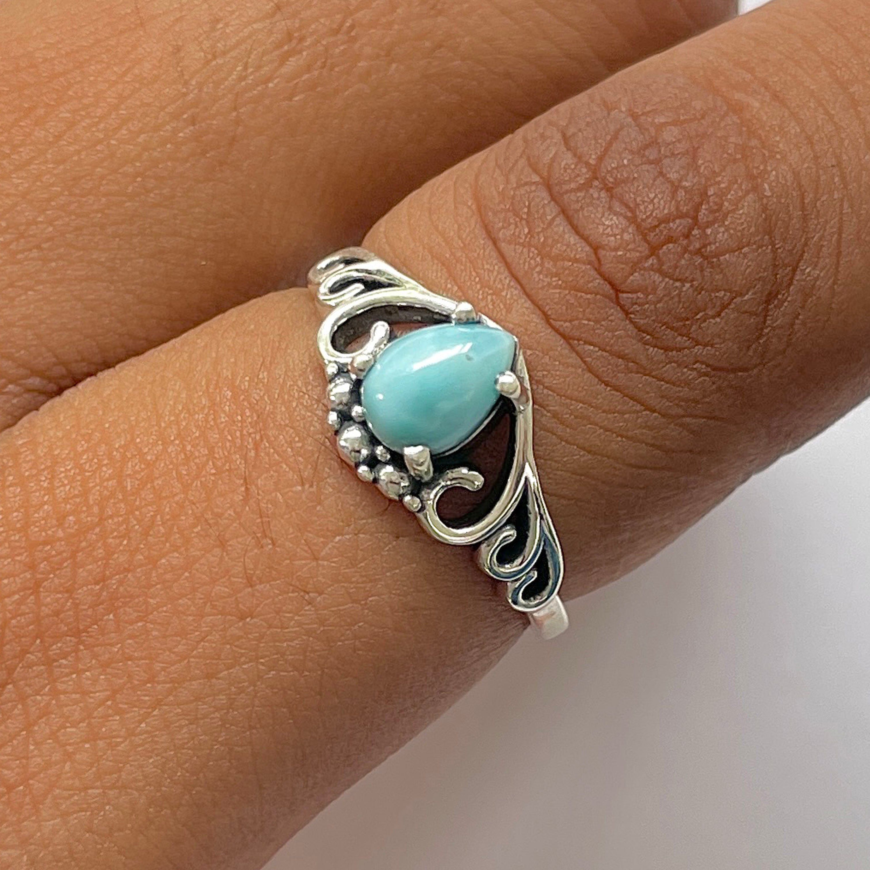 Larimar Ring-(LAR-RDR-1409.)