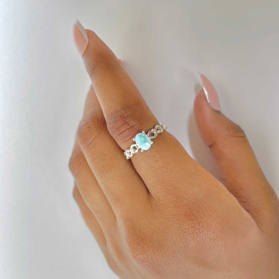 Larimar Ring-(LAR-RDR-1465.)